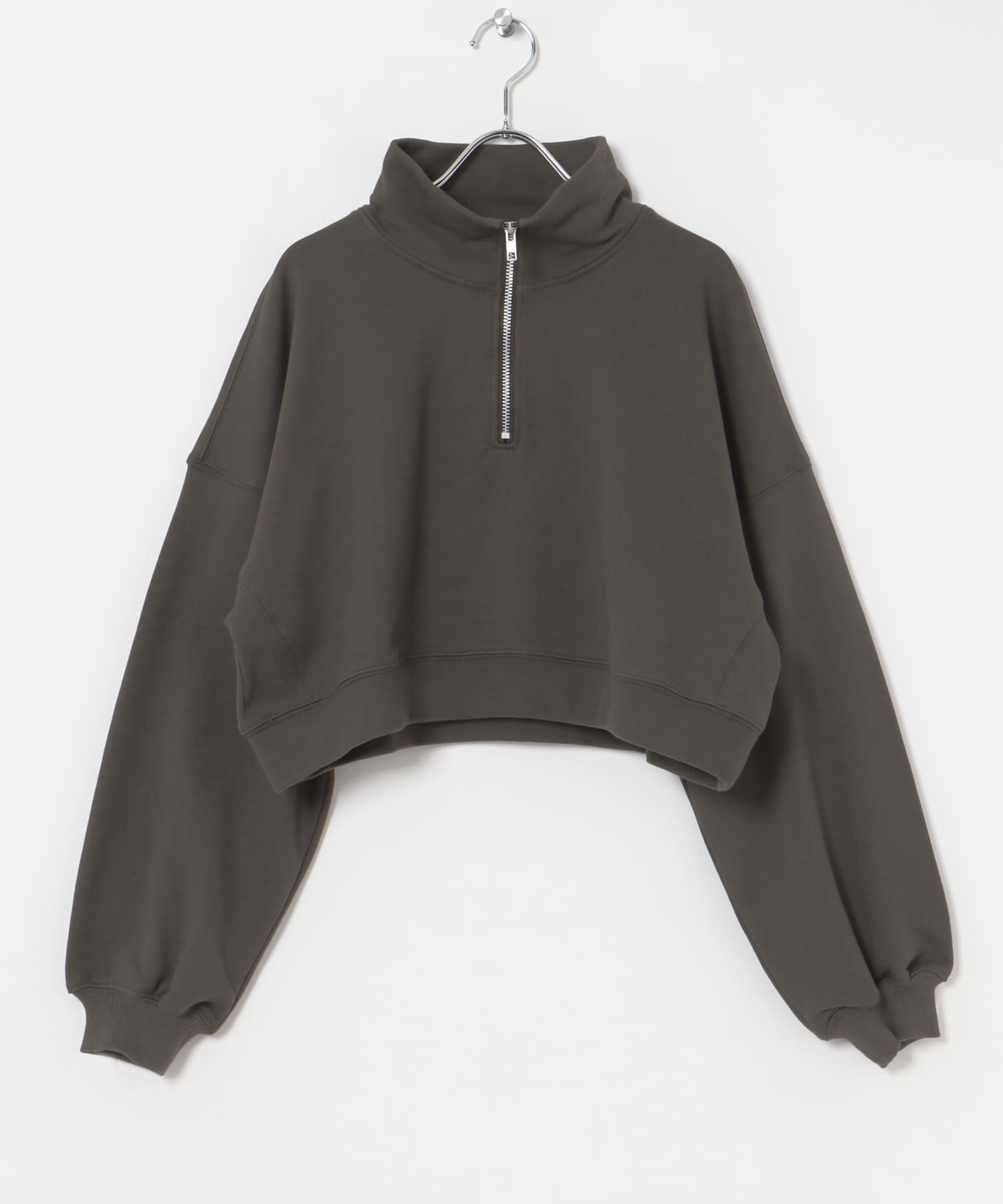 『別注』MIDIUMISOLID×TGM　Zipup Pullover L gray FREE