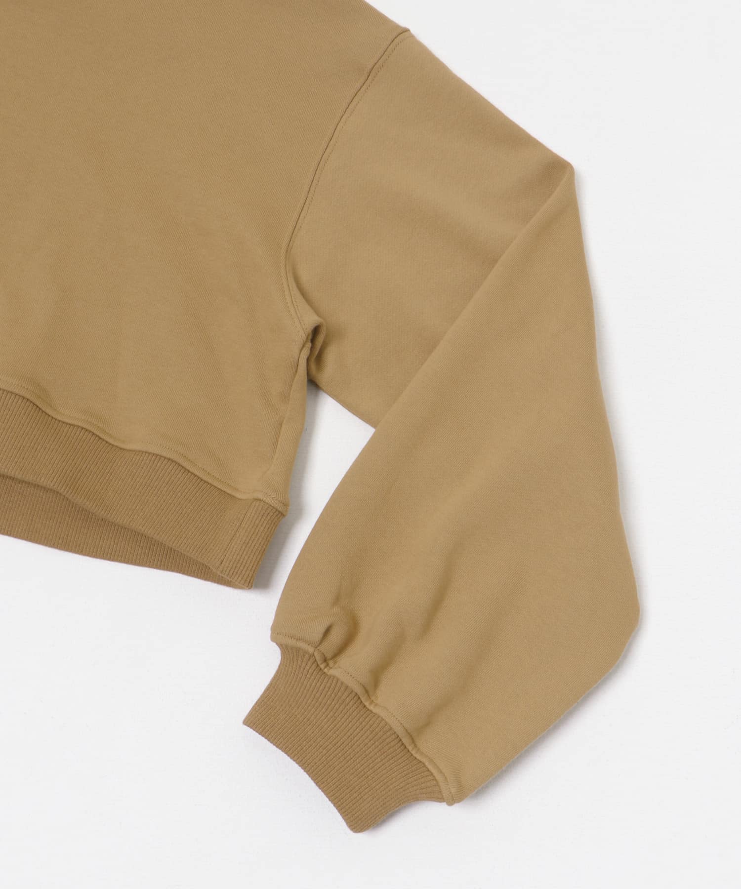 『別注』MIDIUMISOLID×TGM　hooded short pullover beige FREE