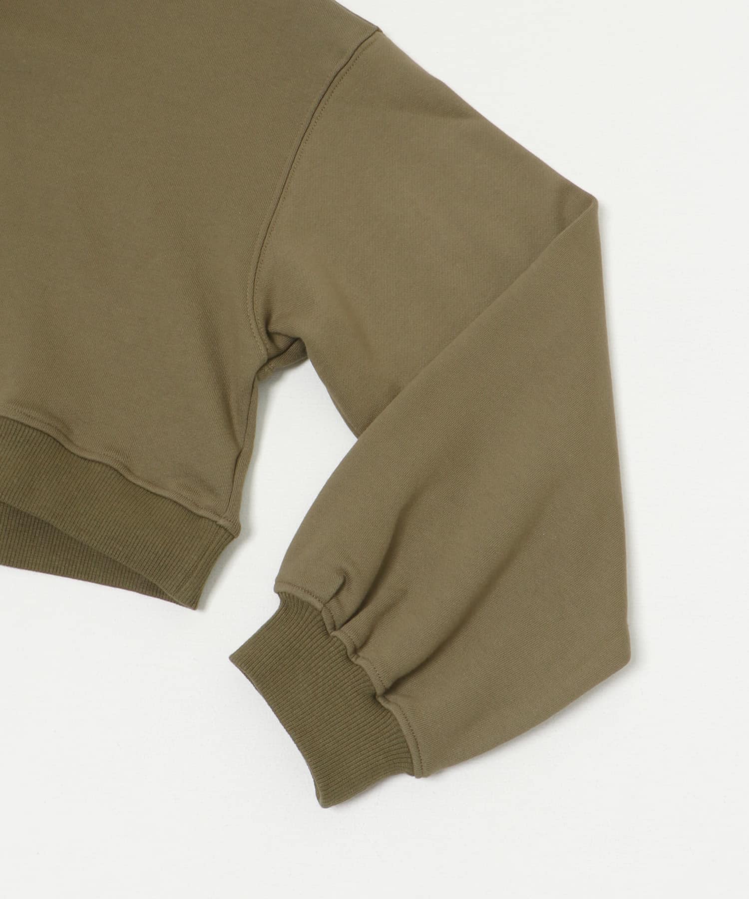 『別注』MIDIUMISOLID×TGM　hooded short pullover khaki FREE
