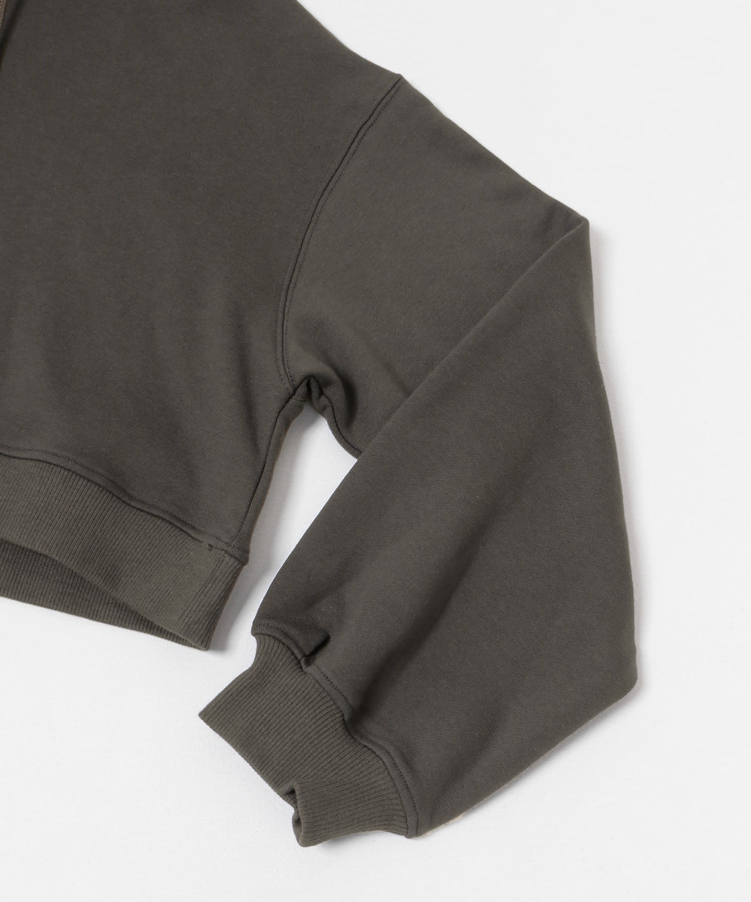 『別注』MIDIUMISOLID×TGM　hooded short pullover gray FREE