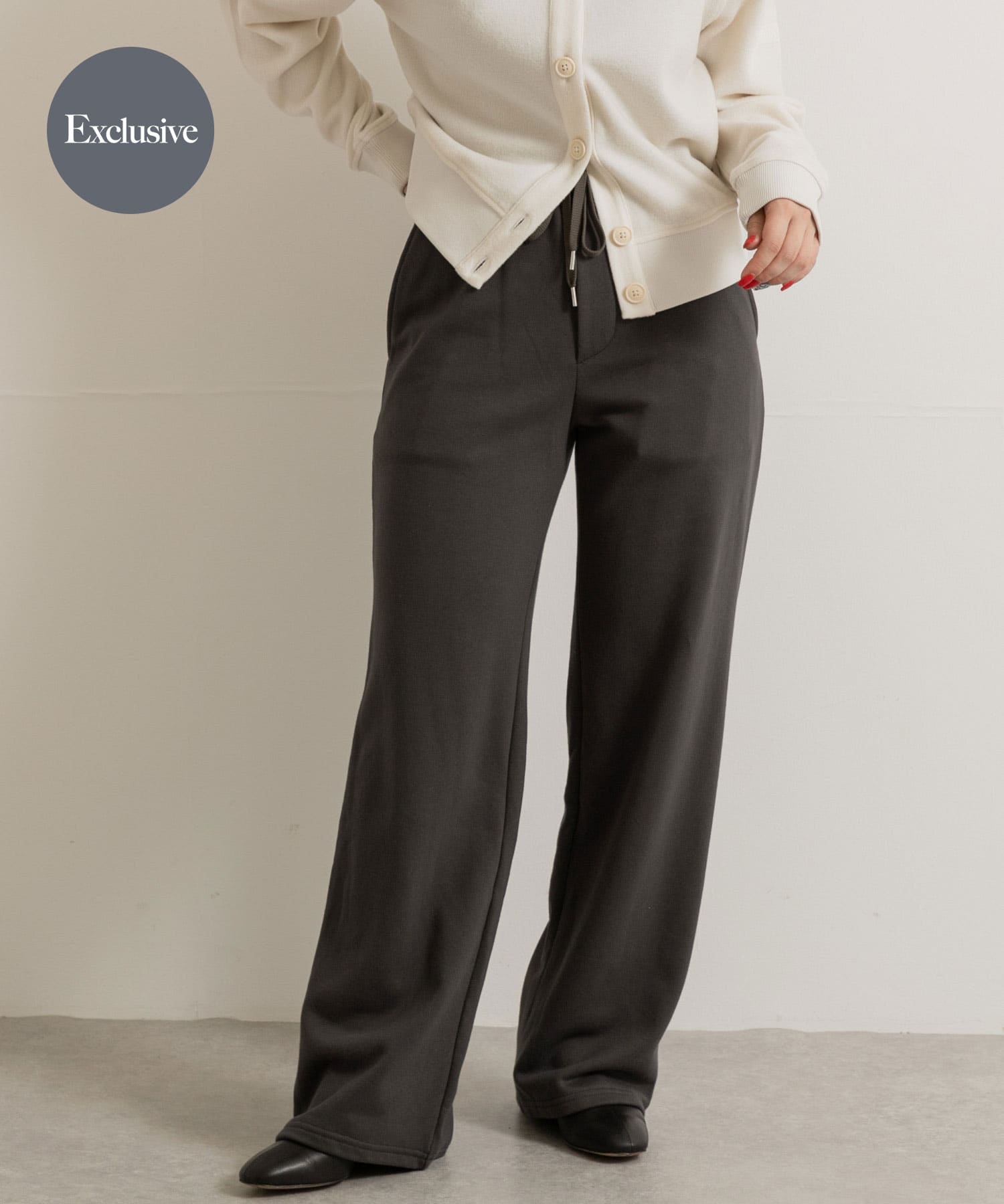 『別注』MIDIUMISOLID×TGM　Wide slacks