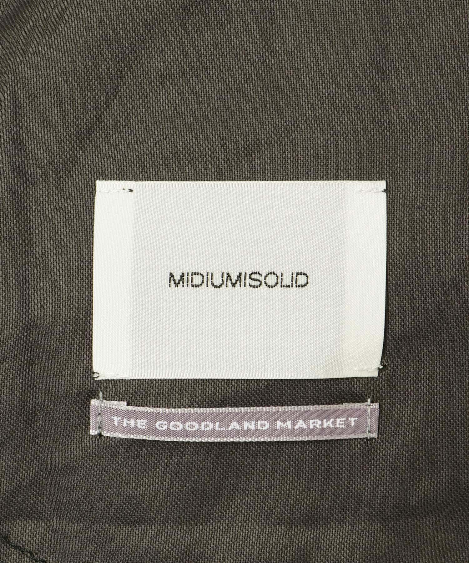 『別注』MIDIUMISOLID×TGM　Wide slacks gray M