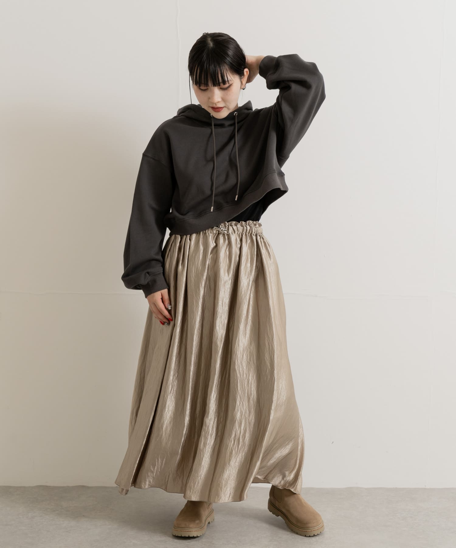 身長：156cm サイズ：FREE