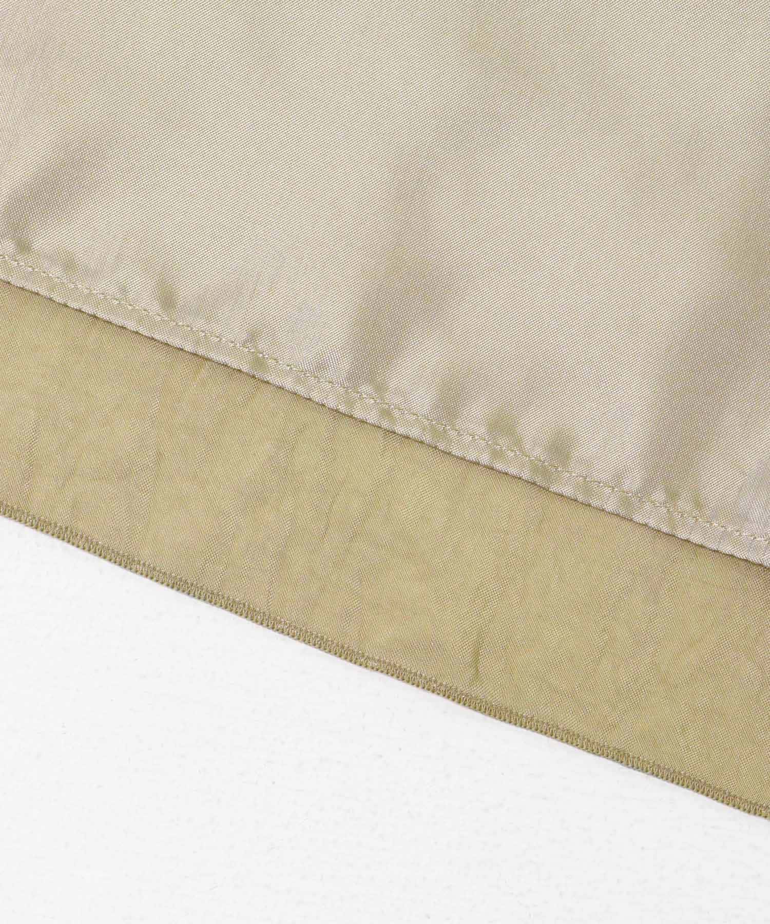 『別注』MIDIUMISOLID×TGM　satain volume skirt gold FREE