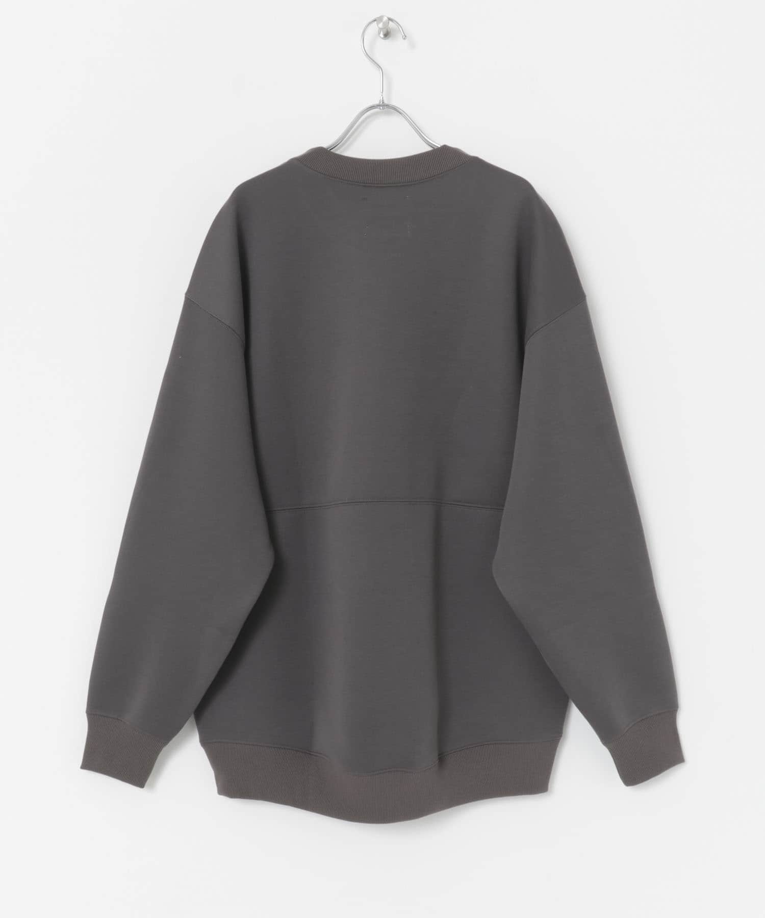 『別注』MIDIUMISOLID×TGM　Recycled polyester sweat C.Gray M