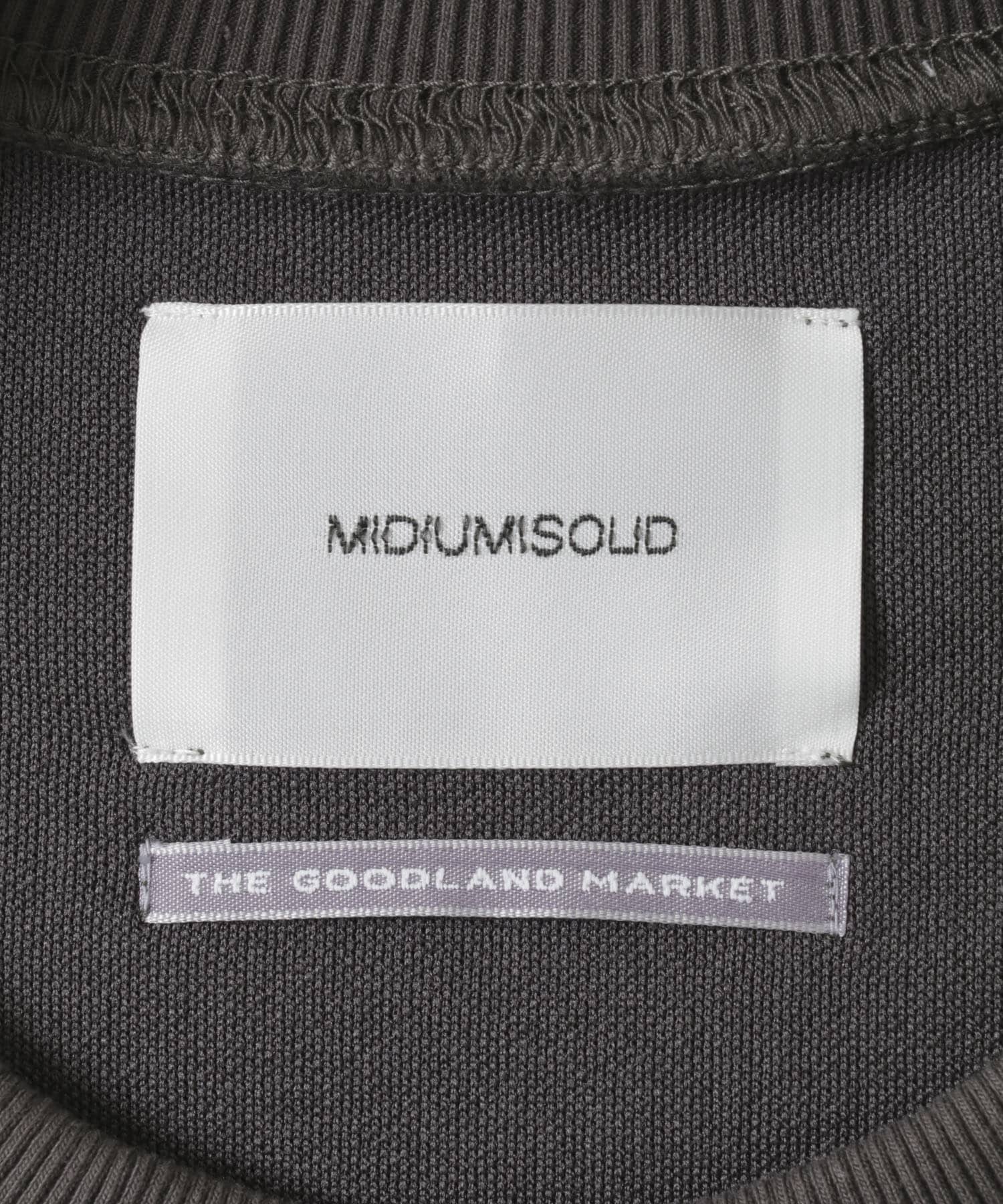 『別注』MIDIUMISOLID×TGM　Recycled polyester sweat C.Gray M