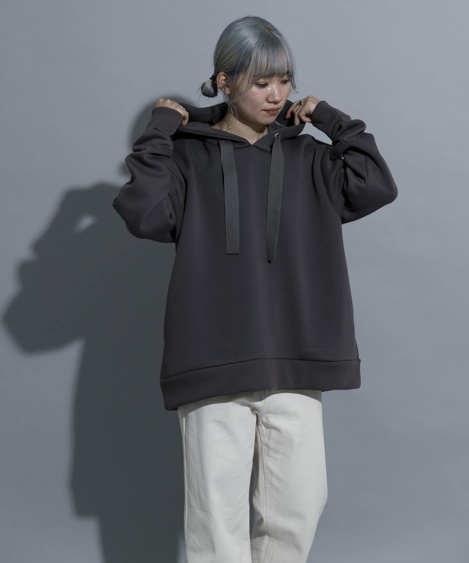 身長：155cm サイズ：L
