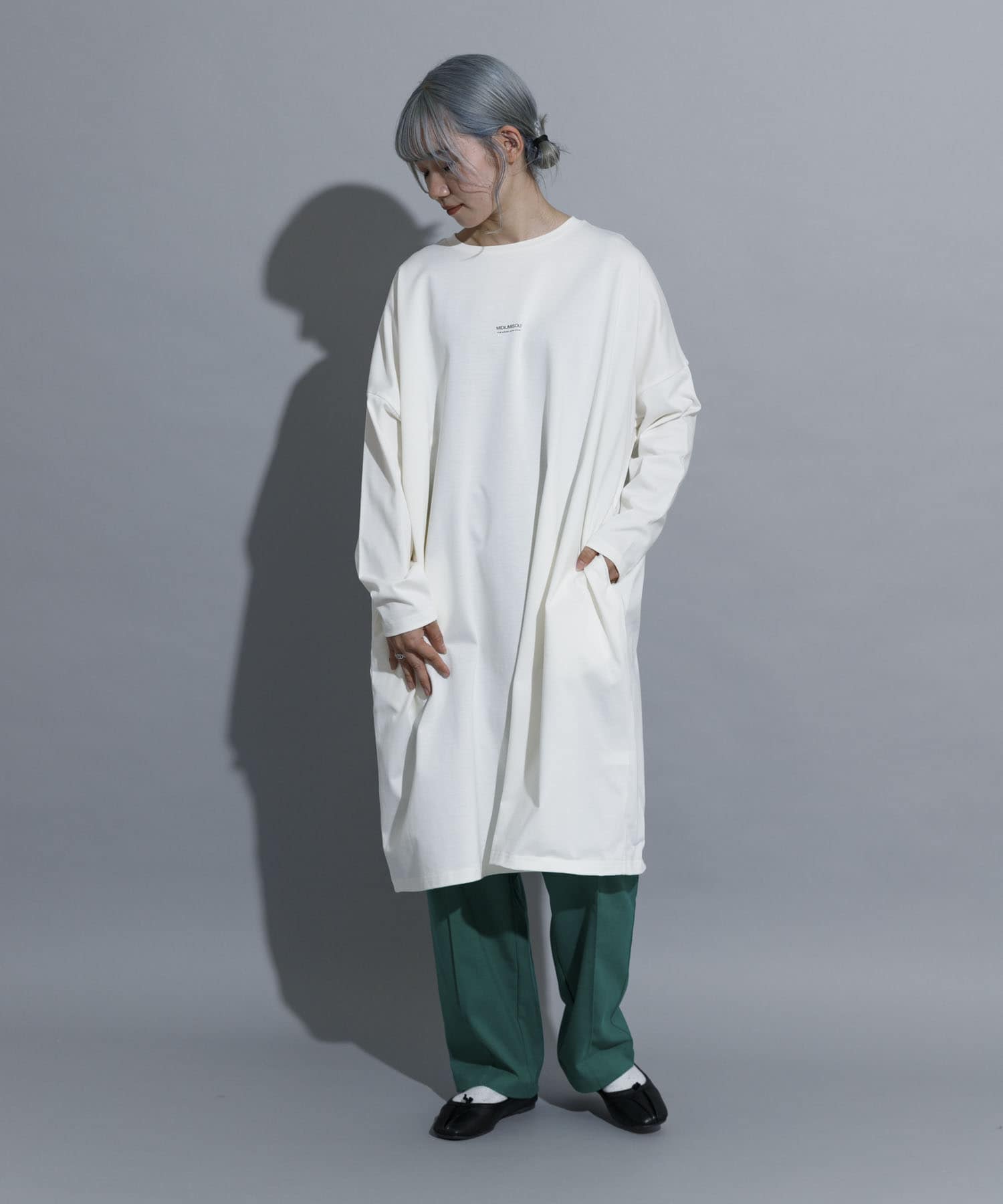 身長：155cm サイズ：one
