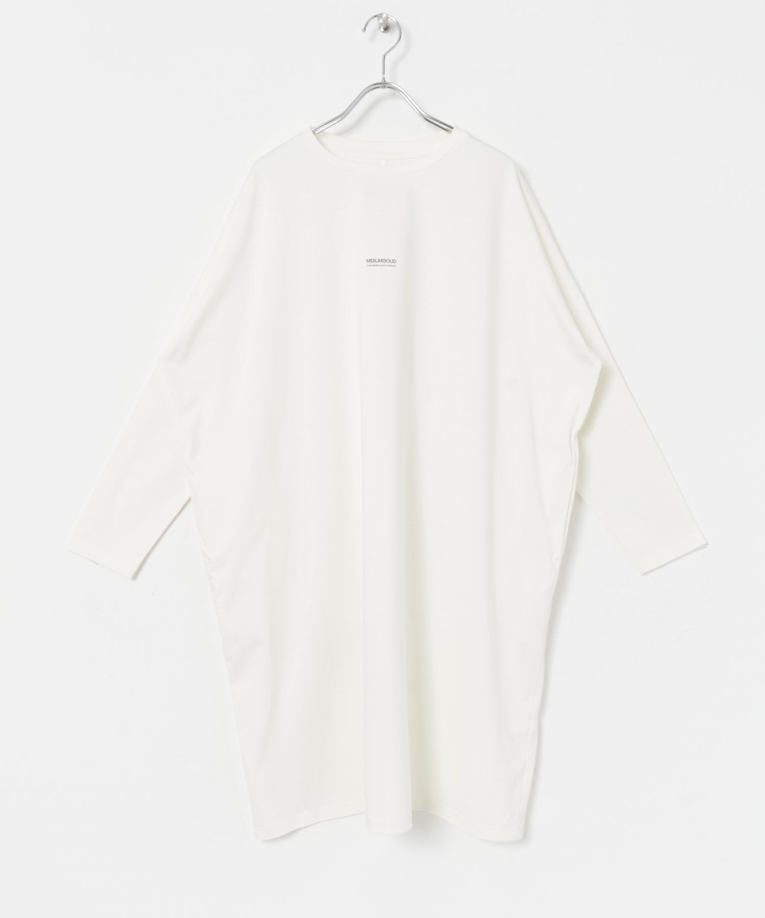 『別注』MIDIUMISOLID×TGM　Organic cotton LS ONE-PIECE OFF one