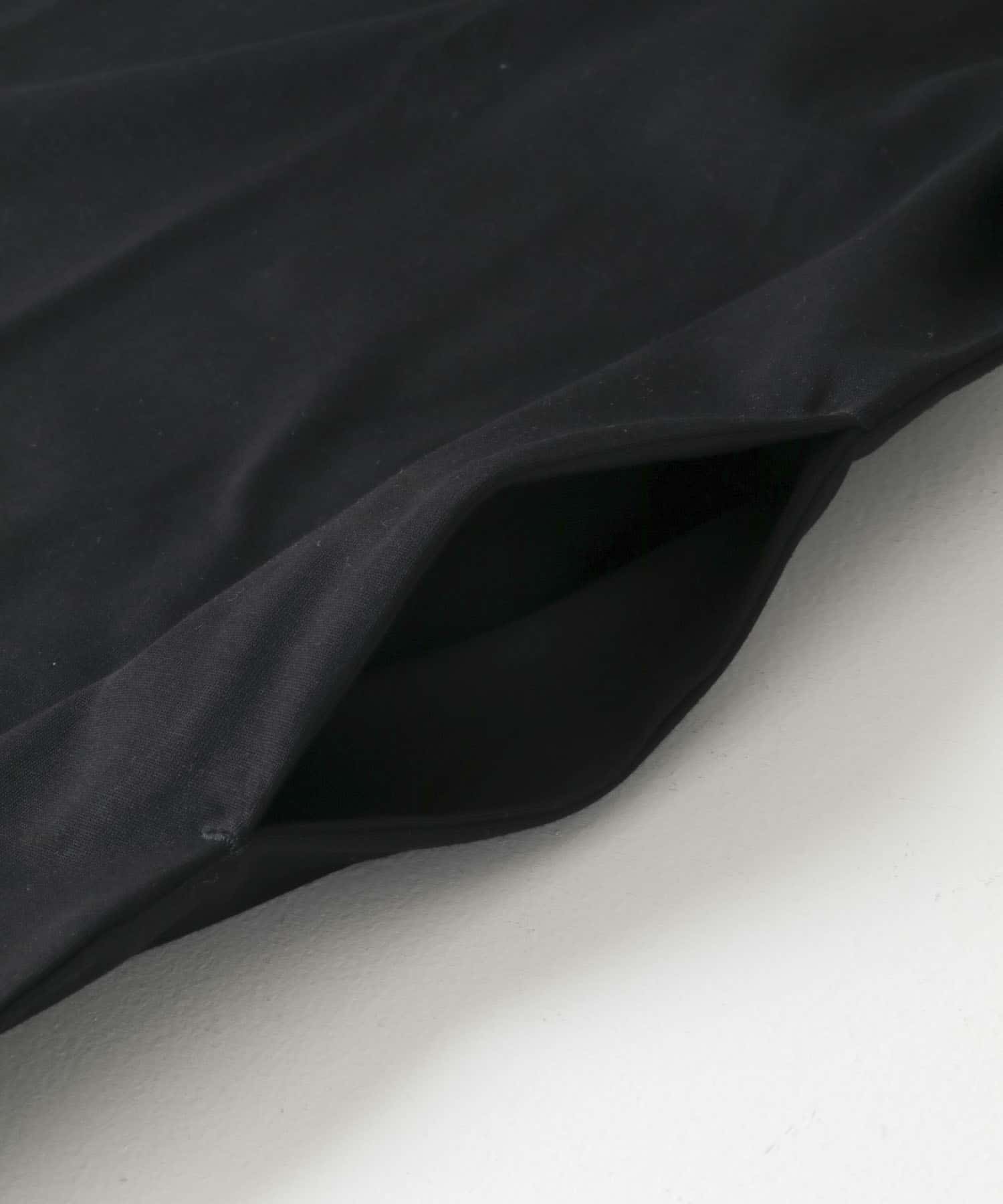 『別注』MIDIUMISOLID×TGM　Organic cotton LS ONE-PIECE BLACK one