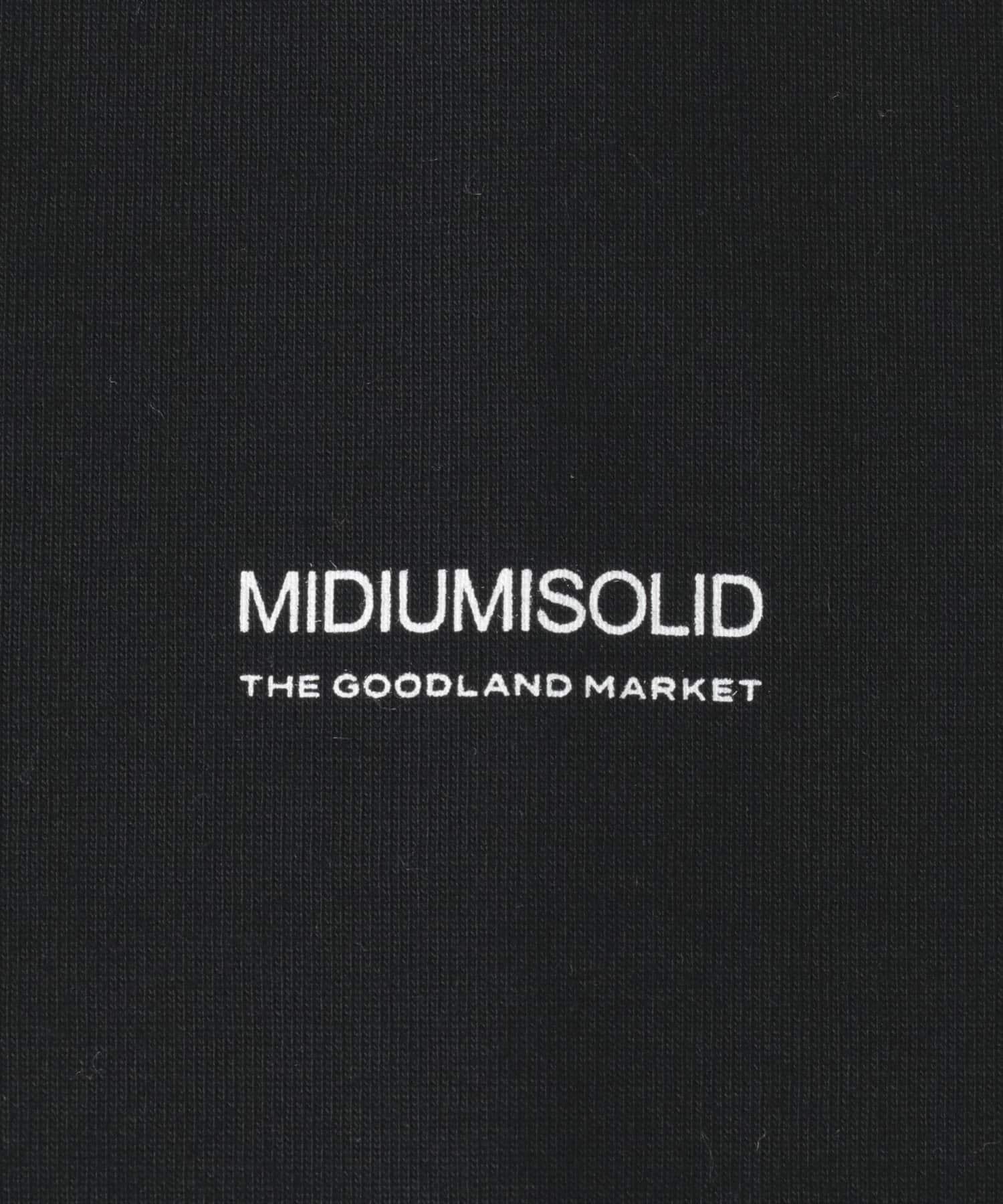 『別注』MIDIUMISOLID×TGM　Organic cotton LS ONE-PIECE BLACK one