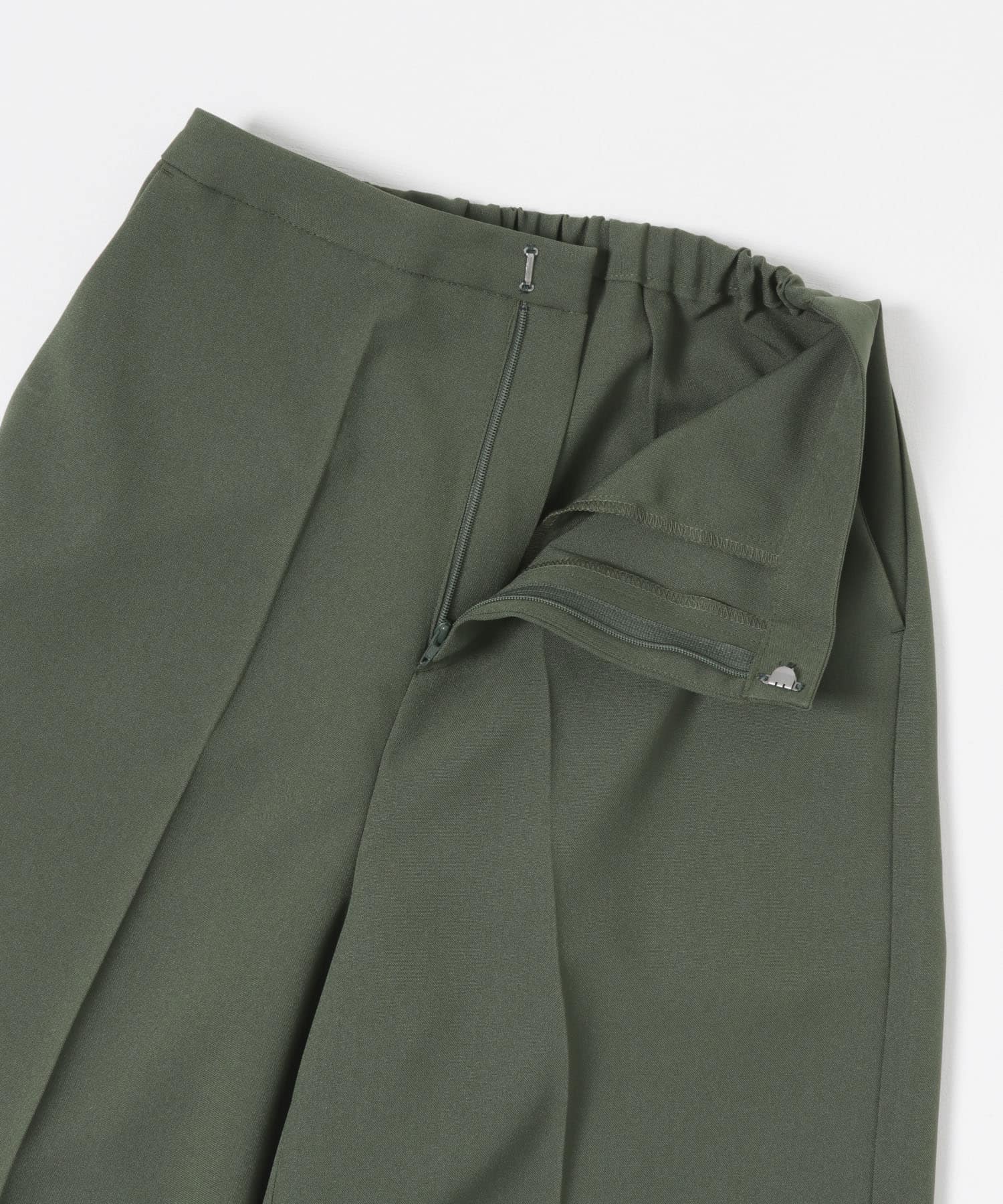 『別注』MIDIUMISOLID×TGM　Recycled polyester wide pants KHAKI one