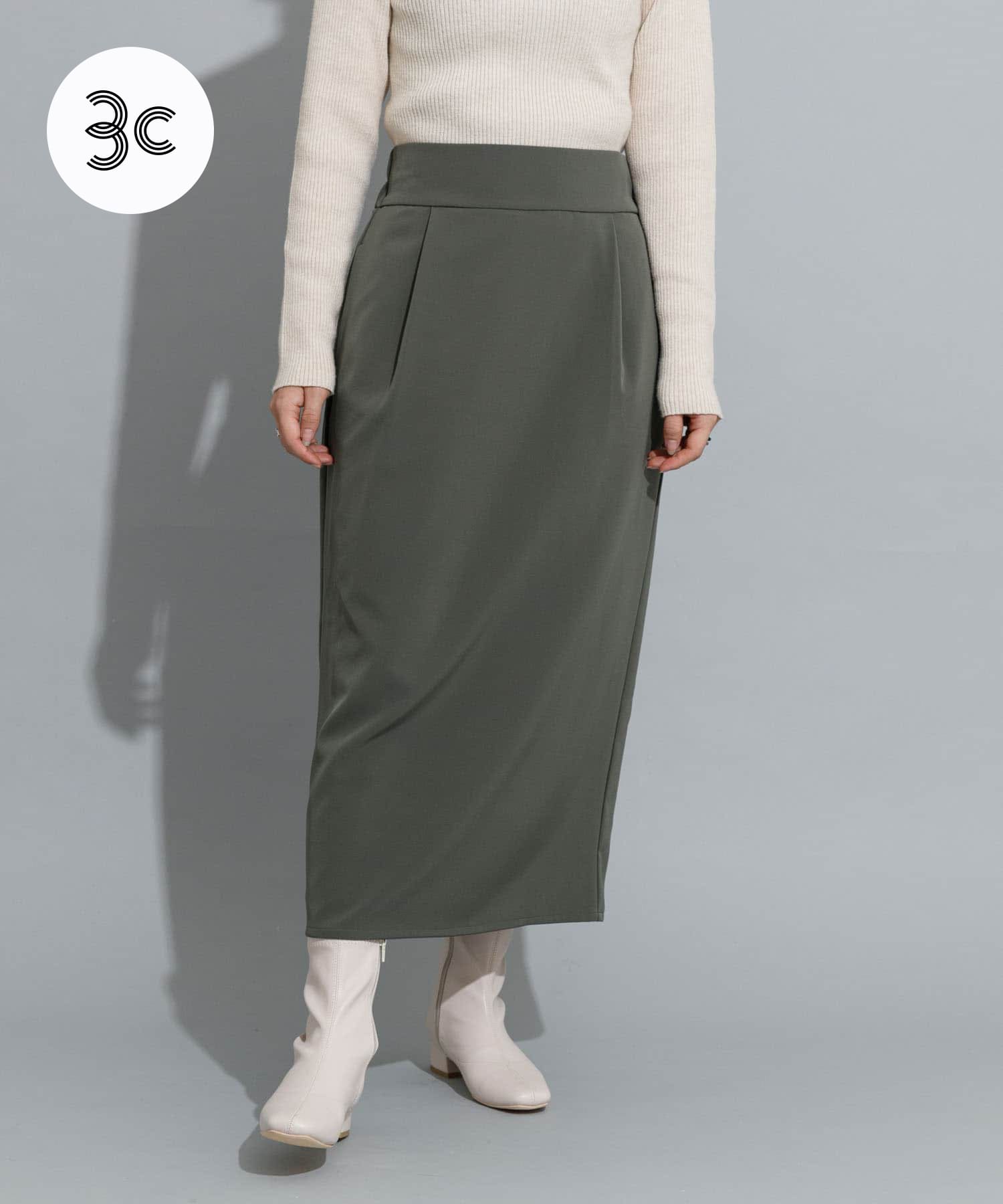 『別注』MIDIUMISOLID×TGM　Recycled polyester skirt