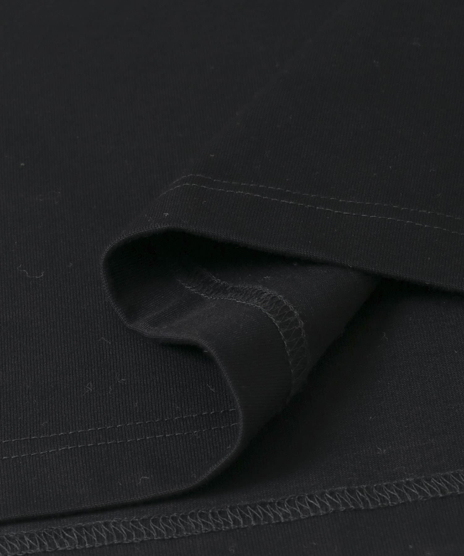 『別注』MIDIUMISOLID×TGM　Organic cotton LS T-SHIRTS L BLACK one