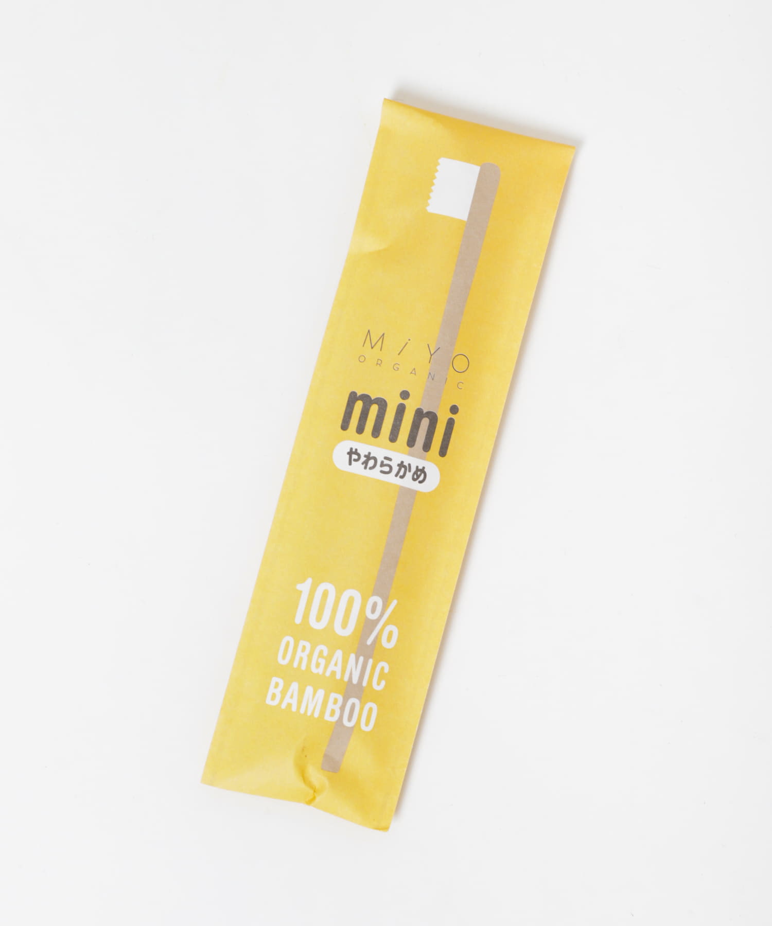 MiYO ORGANIC　MINI ORG無添加竹製歯ブラシ