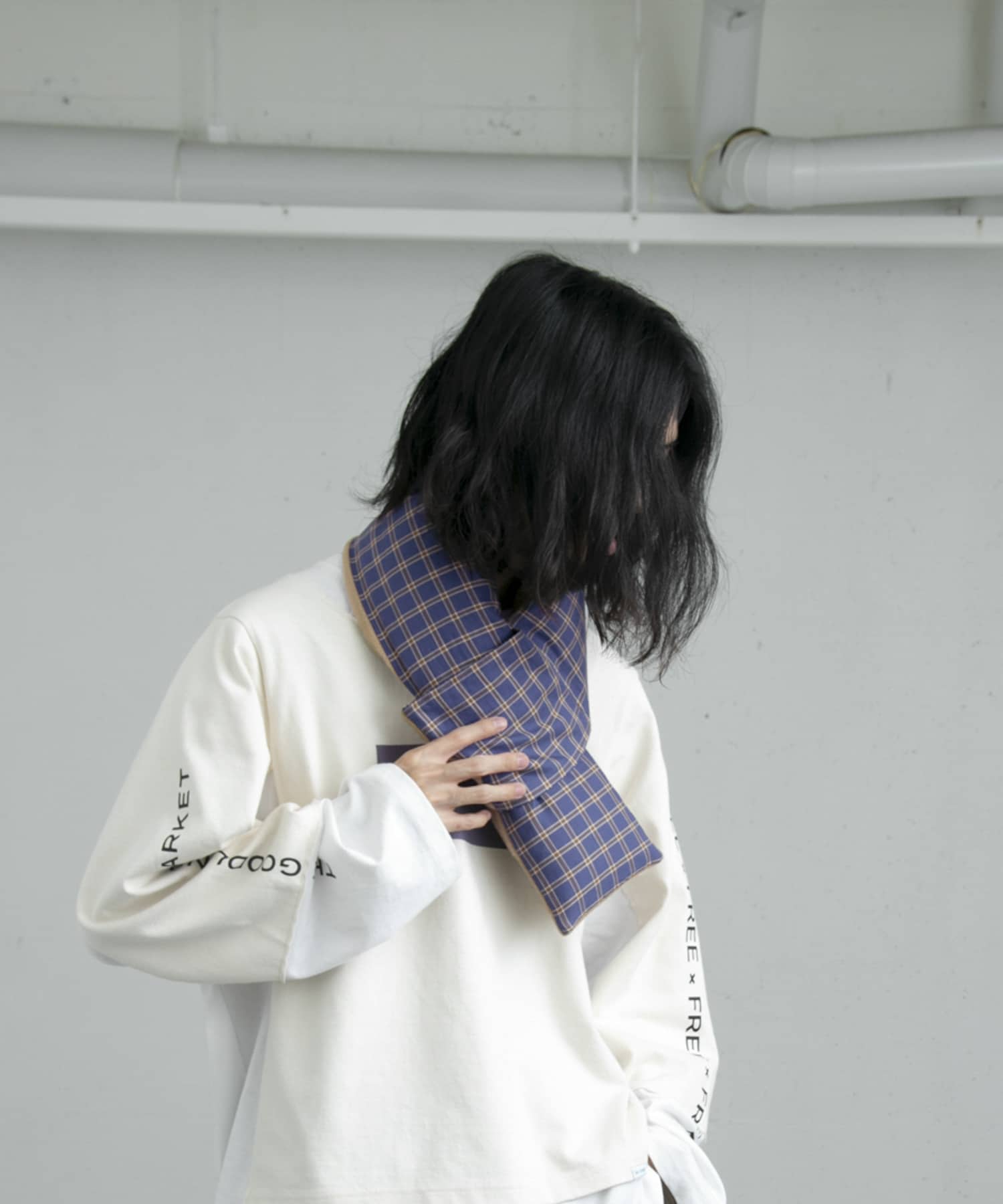 ザ グッドランド マーケット　GREEN DOWN CUSTOM MAFURA BLU CHECK FREE