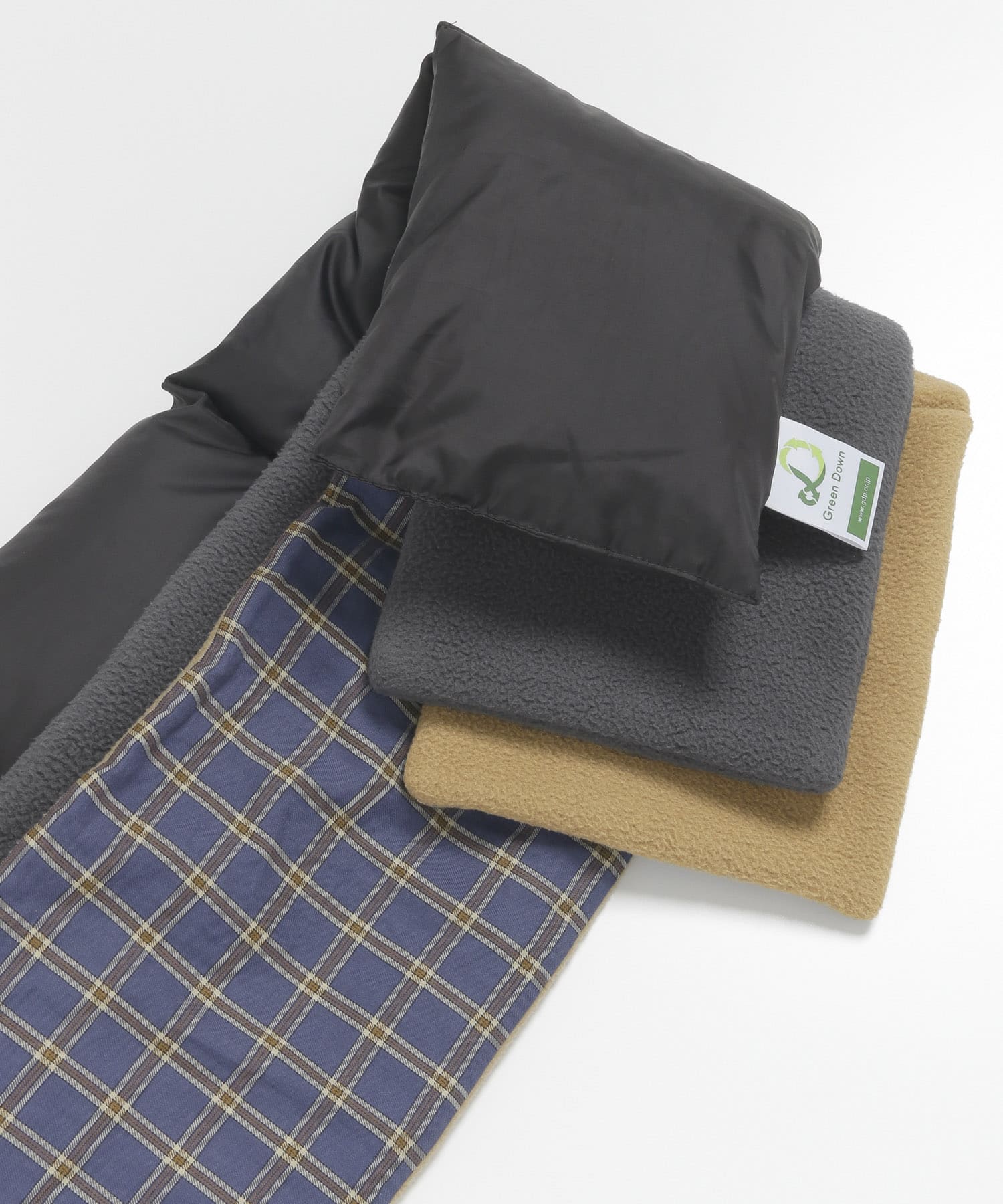 ザ グッドランド マーケット　GREEN DOWN CUSTOM MAFURA BLU CHECK FREE