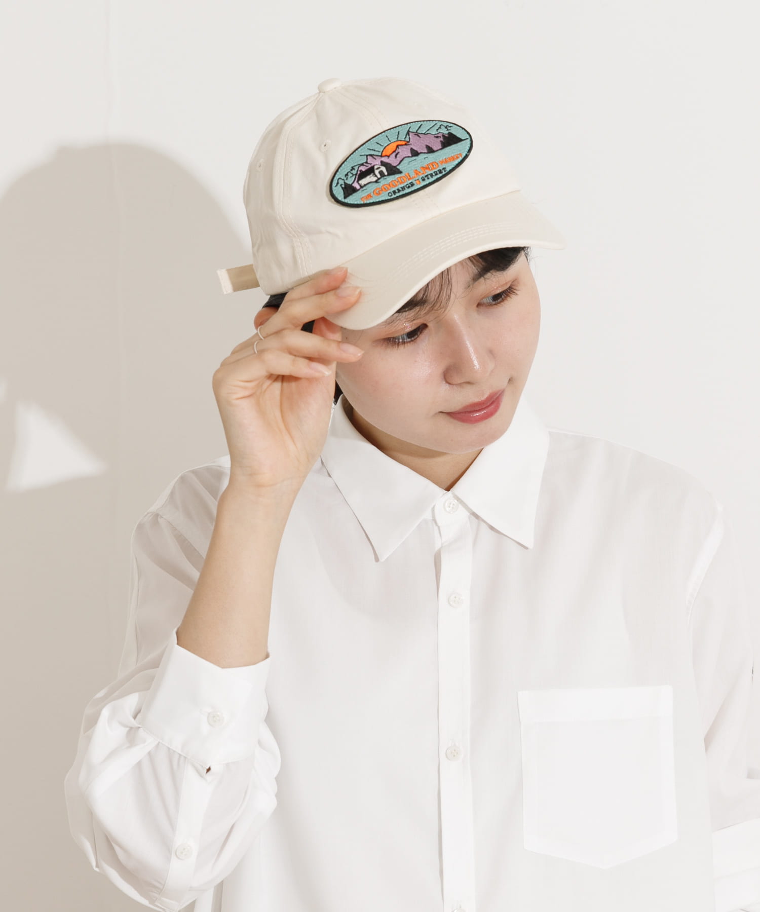 ザ グッドランド マーケット　THE GOODLAND CAP2 ivory one