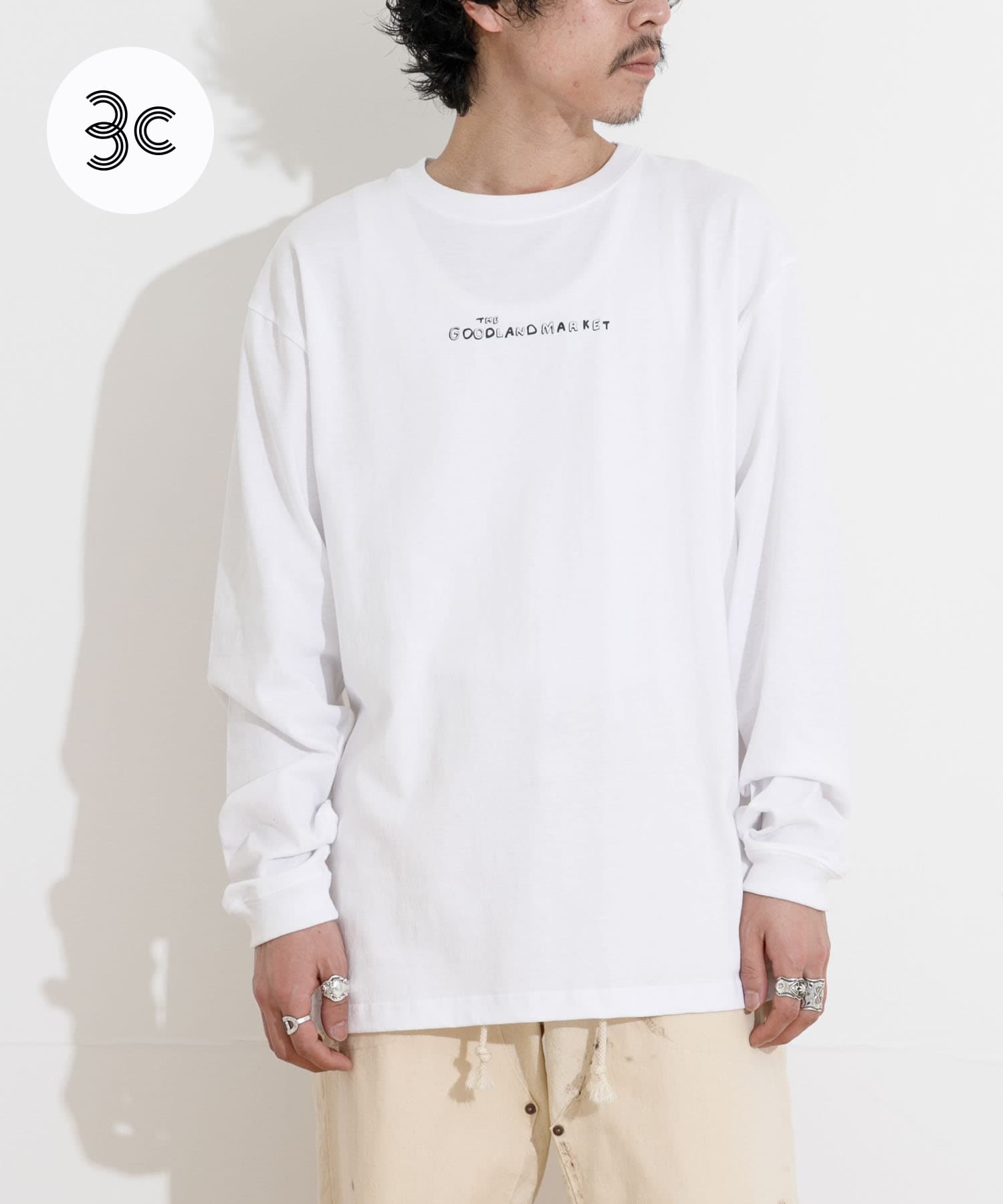 ザ グッドランド マーケット　LONG-SLEEVE T-SHIRTS LOGO