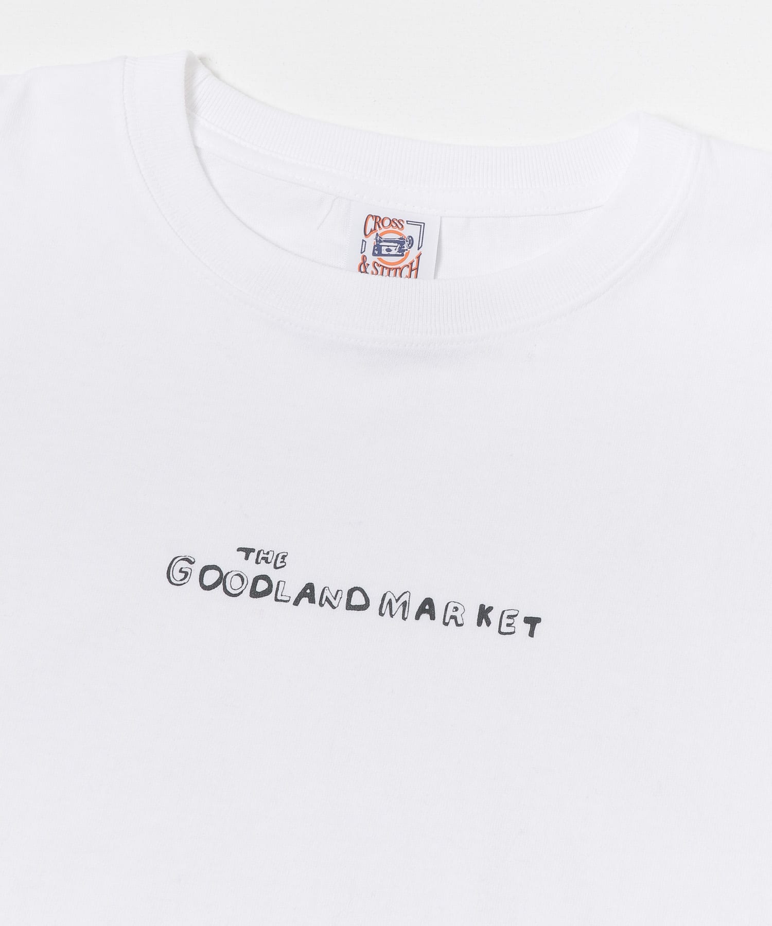 ザ グッドランド マーケット　LONG-SLEEVE T-SHIRTS LOGO WHITE M