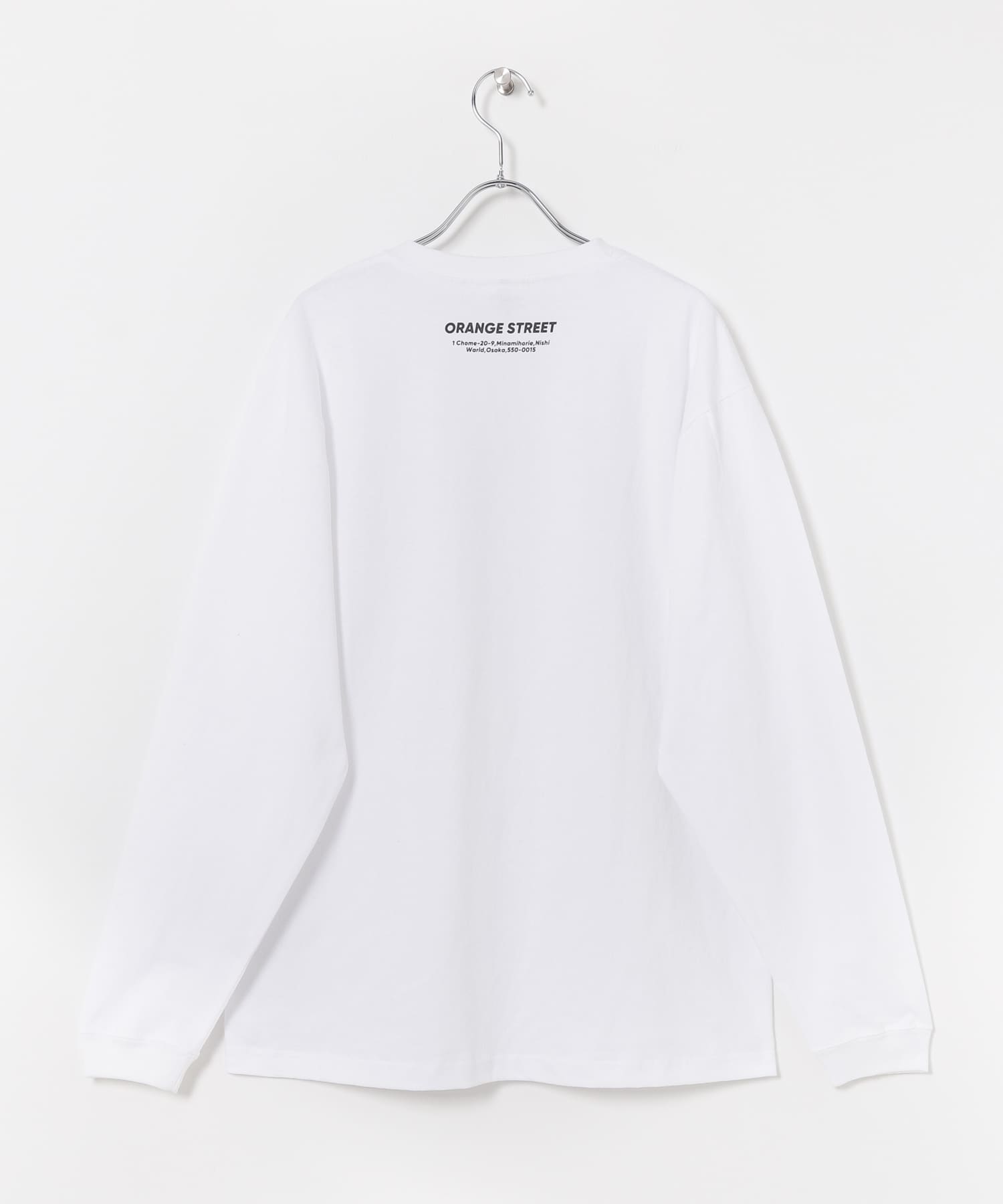 ザ グッドランド マーケット　LONG-SLEEVE T-SHIRTS LOGO WHITE M