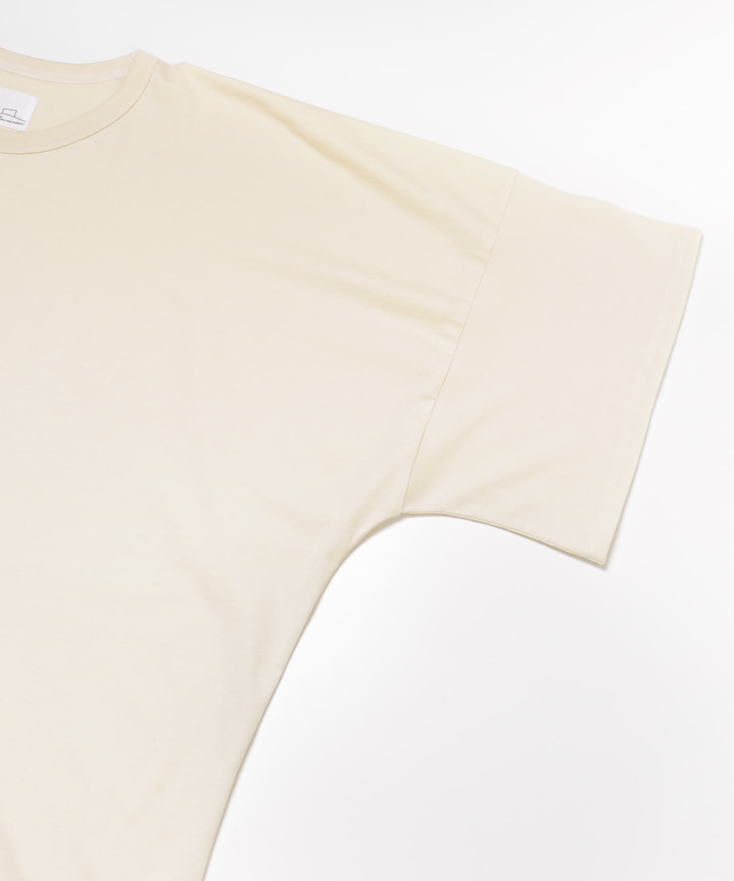 『別注』Syncs.Earth×THE GOODLAND MARKET Block T-SHIRTS natural FREE