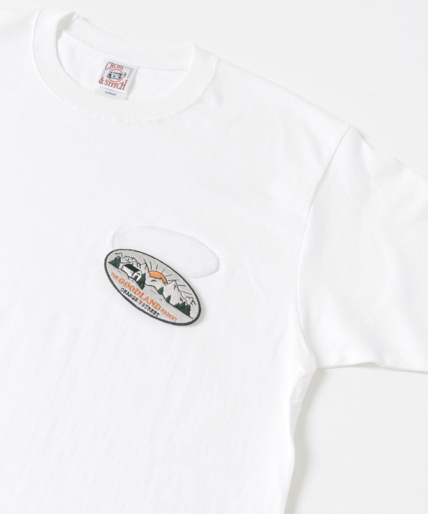 ザ グッドランド マーケット　THE GOODLAND WAPPEN T-SHIRTS off S