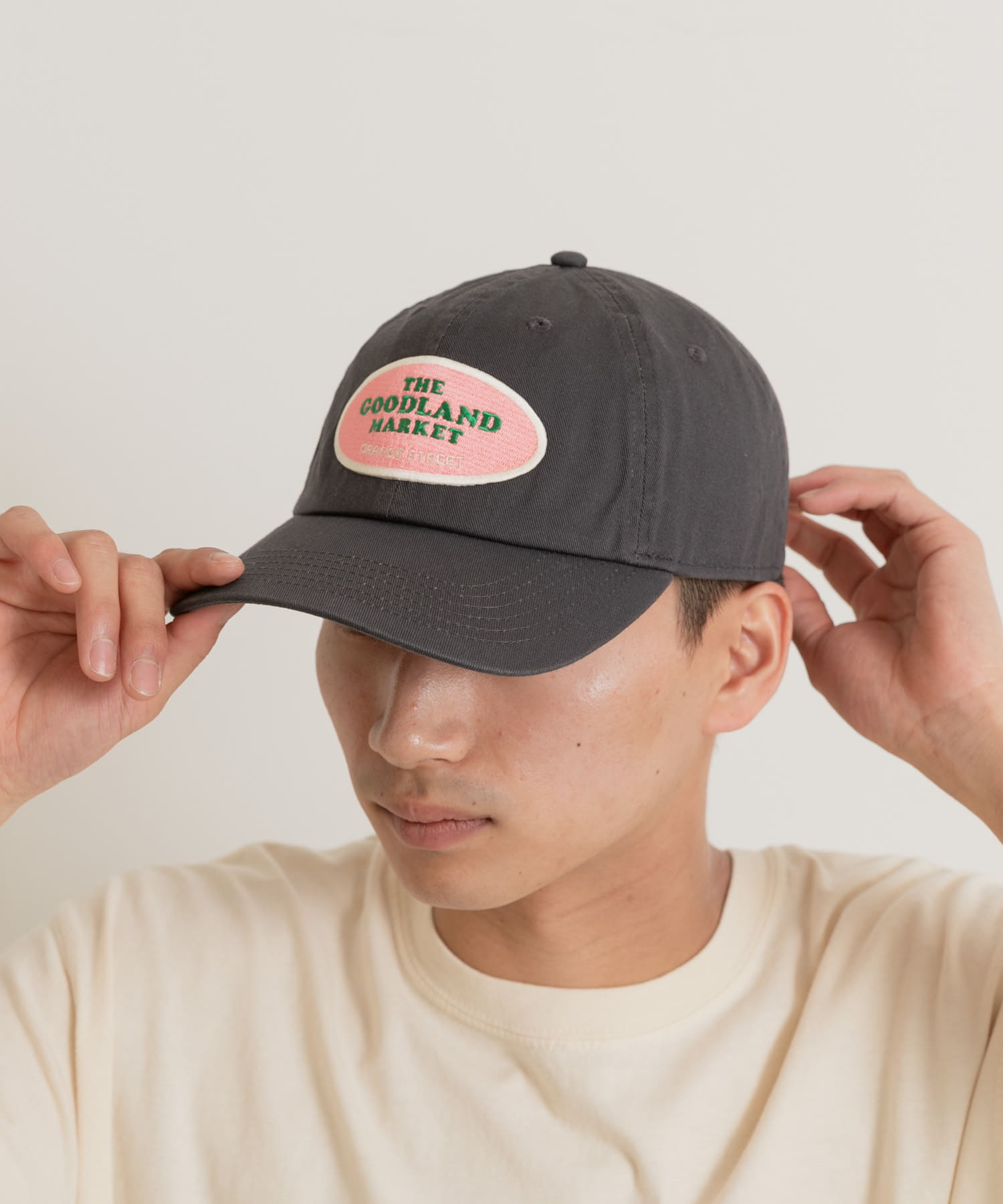 ザ グッドランド マーケット RE-WAPPEN CAP(FREE BEIGE): 帽子｜URBAN