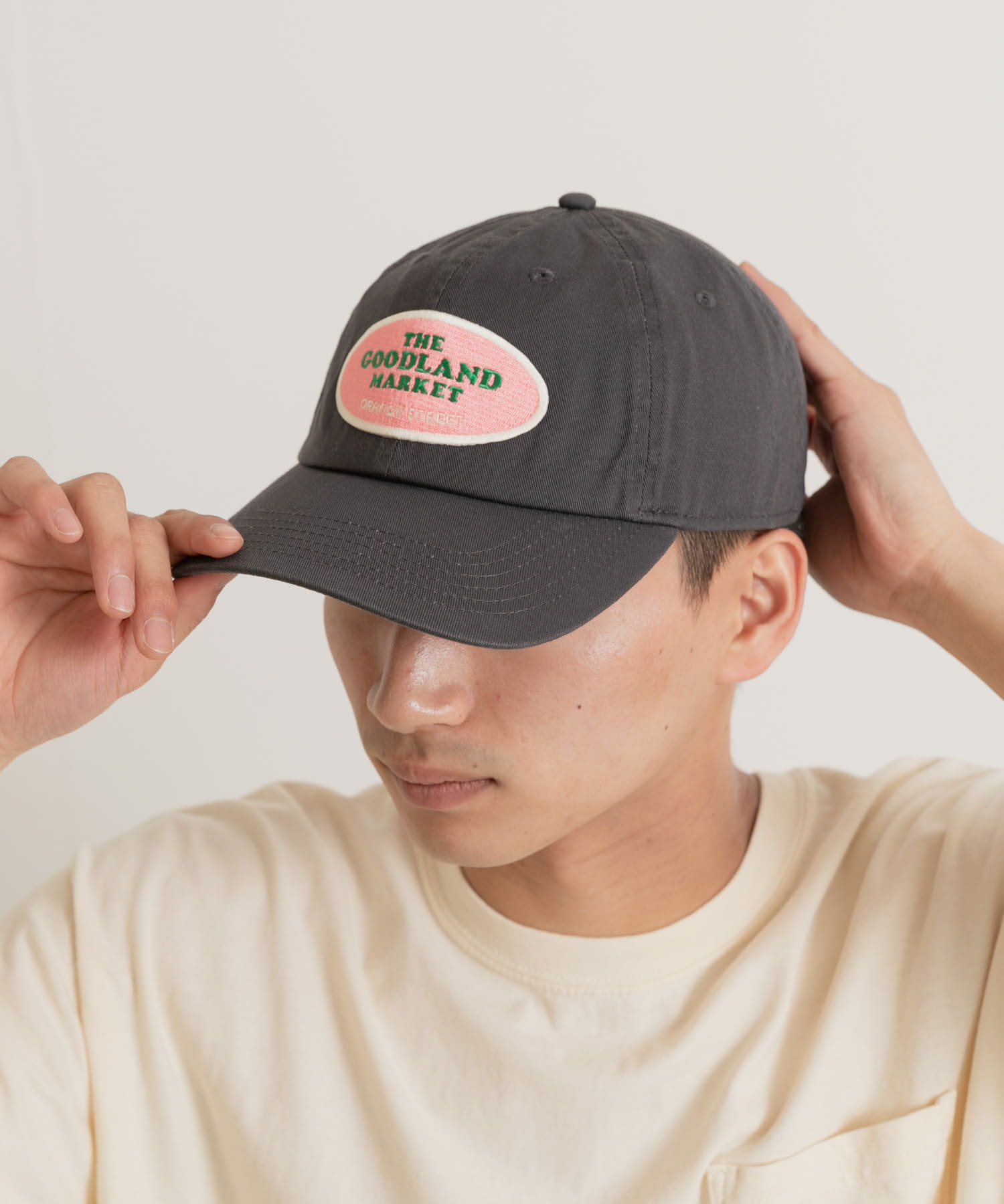 ザ グッドランド マーケット　RE-WAPPEN CAP CHRxPNK FREE