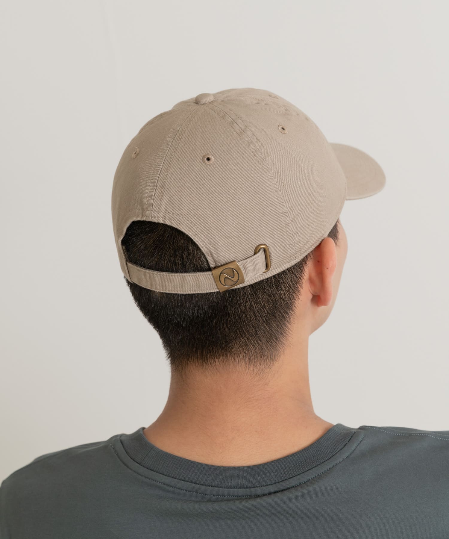 ザ グッドランド マーケット　RE-WAPPEN CAP BEIGE FREE