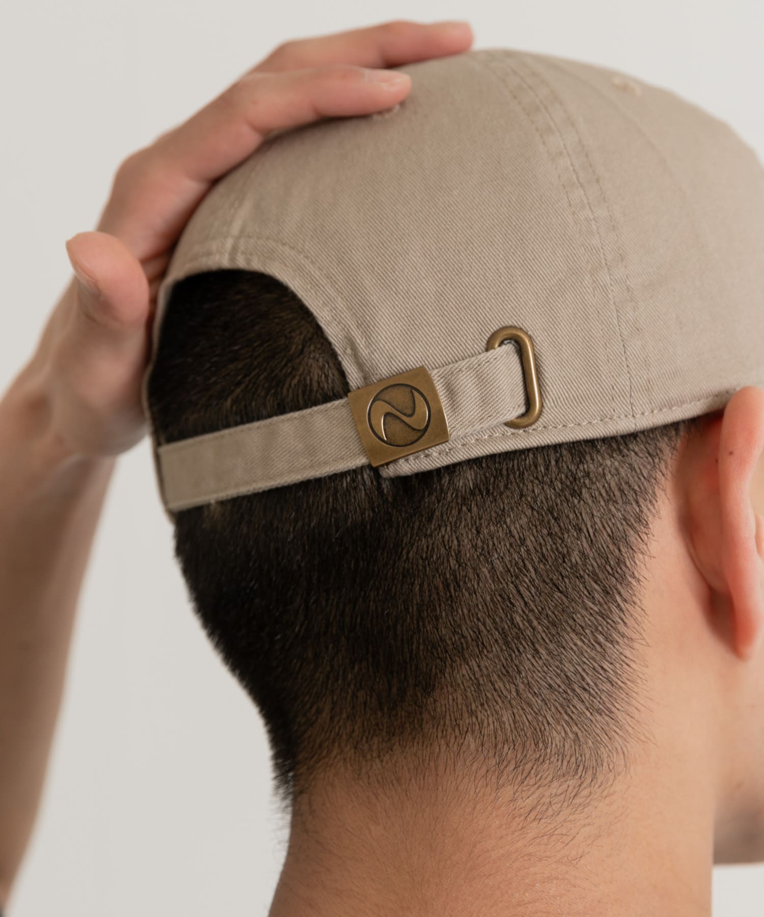 ザ グッドランド マーケット　RE-WAPPEN CAP BEIGE FREE