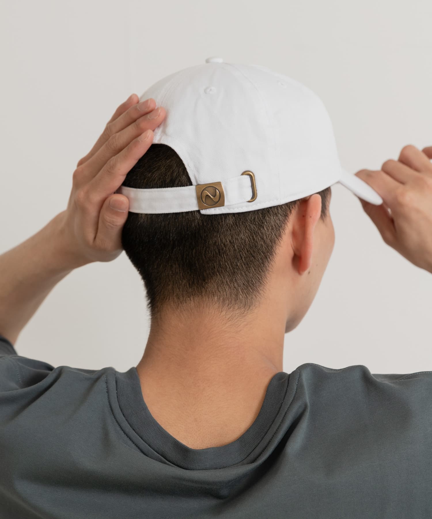 ザ グッドランド マーケット　RE-WAPPEN CAP WHITE FREE