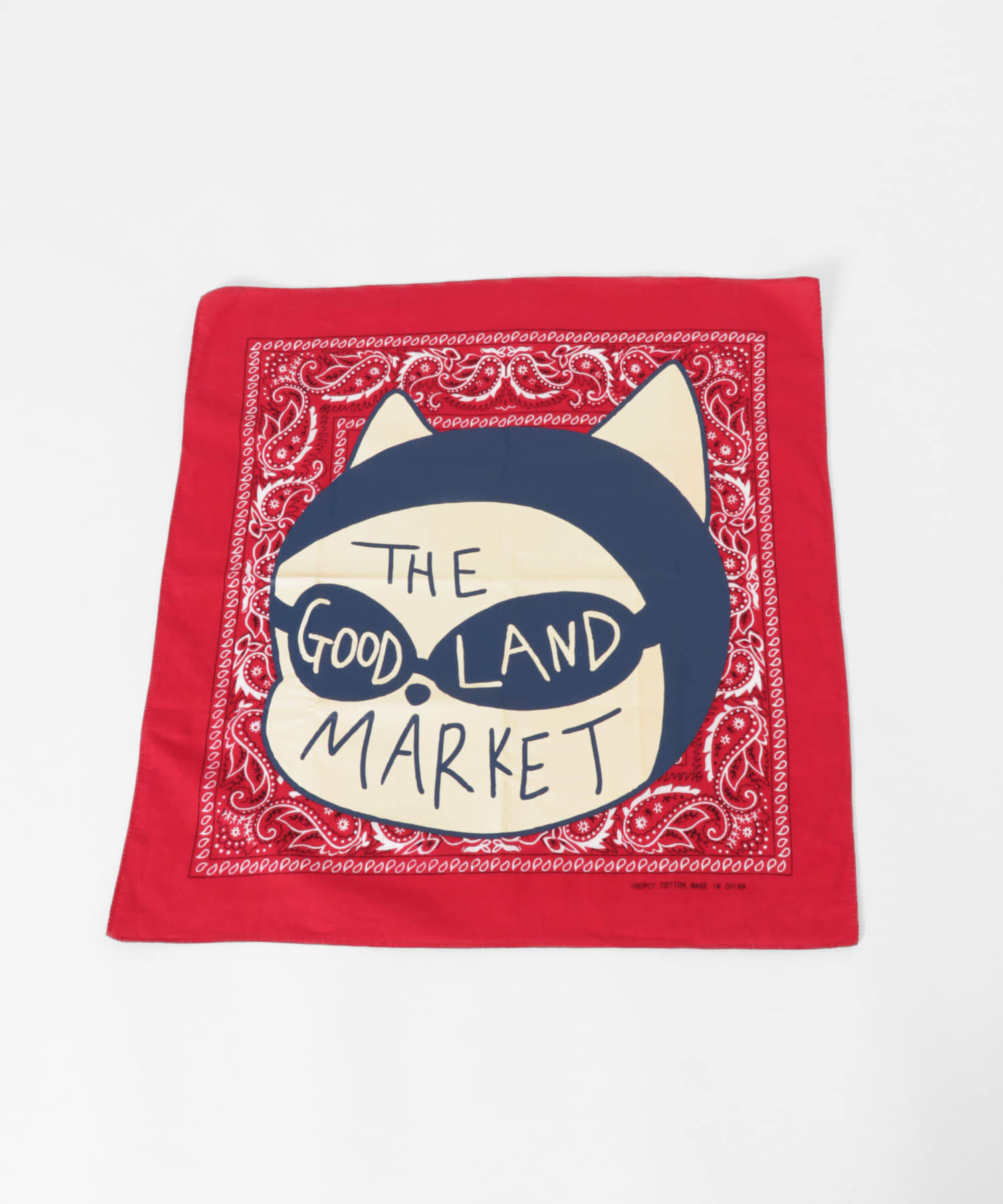 ザ グッドランド マーケット　三戸なつめ×Used Bandanna RED one