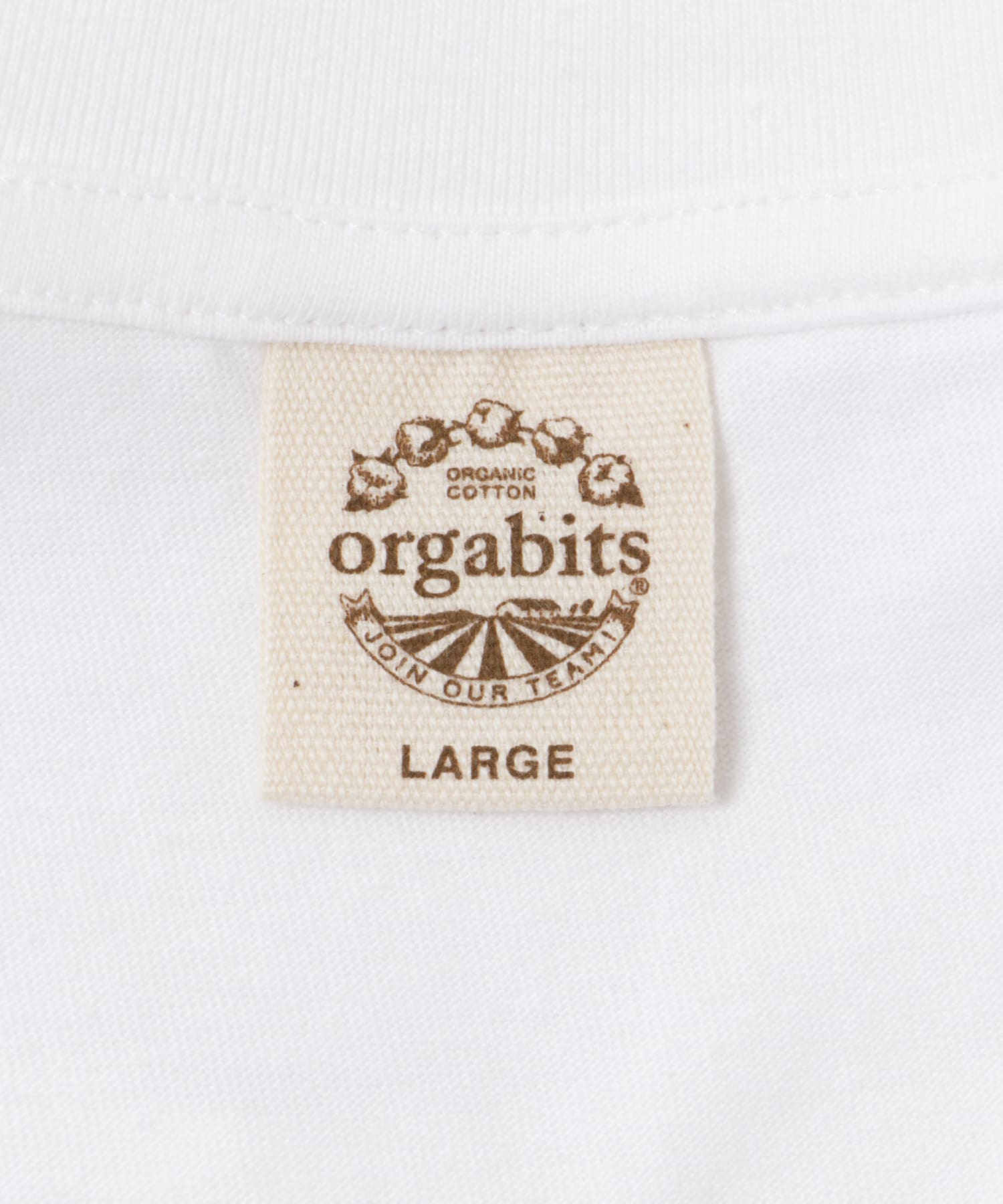 ザ グッドランド マーケット　三戸なつめ×ORGANIC COTTON TEE-1 WHITE L