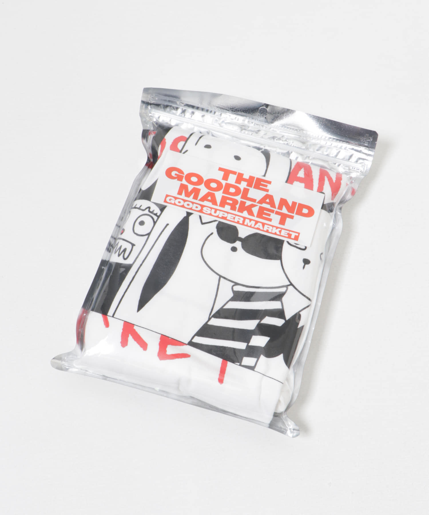 ザ グッドランド マーケット　三戸なつめ×ORGANIC COTTON TEE-2 WHITE XL