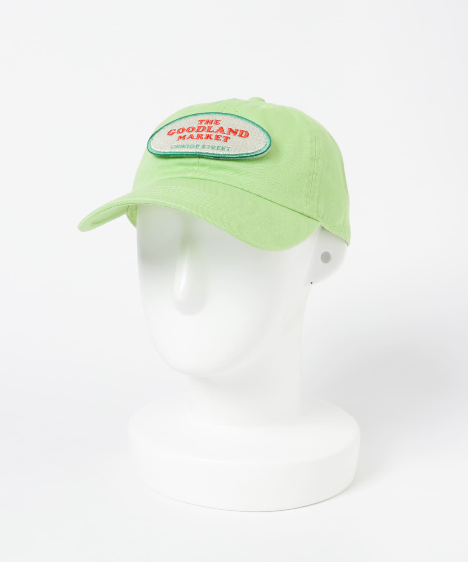 ザ グッドランド マーケット　RE-WAPPEN CAP L.GREEN FREE