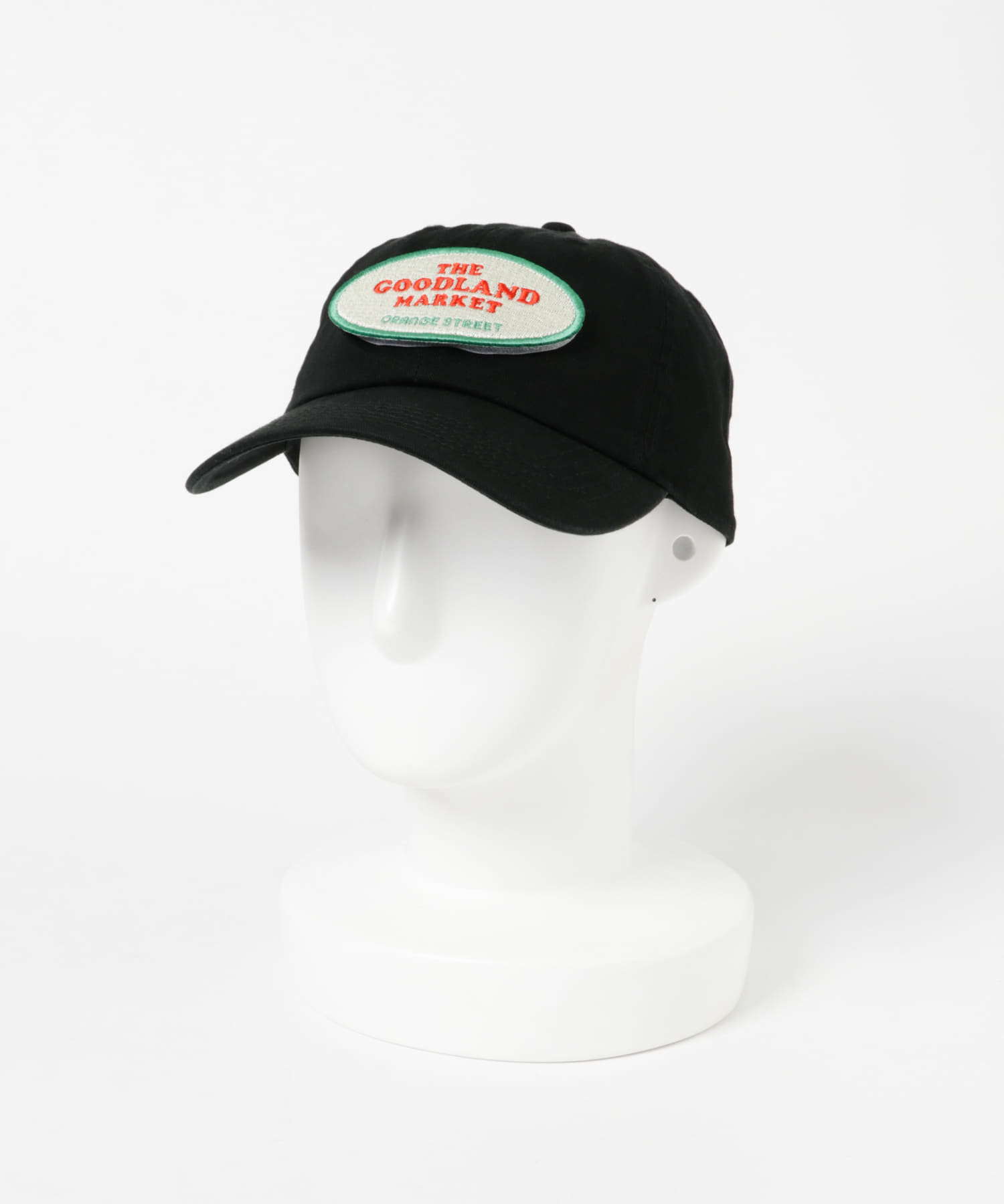 ザ グッドランド マーケット　RE-WAPPEN CAP BK×OFF FREE