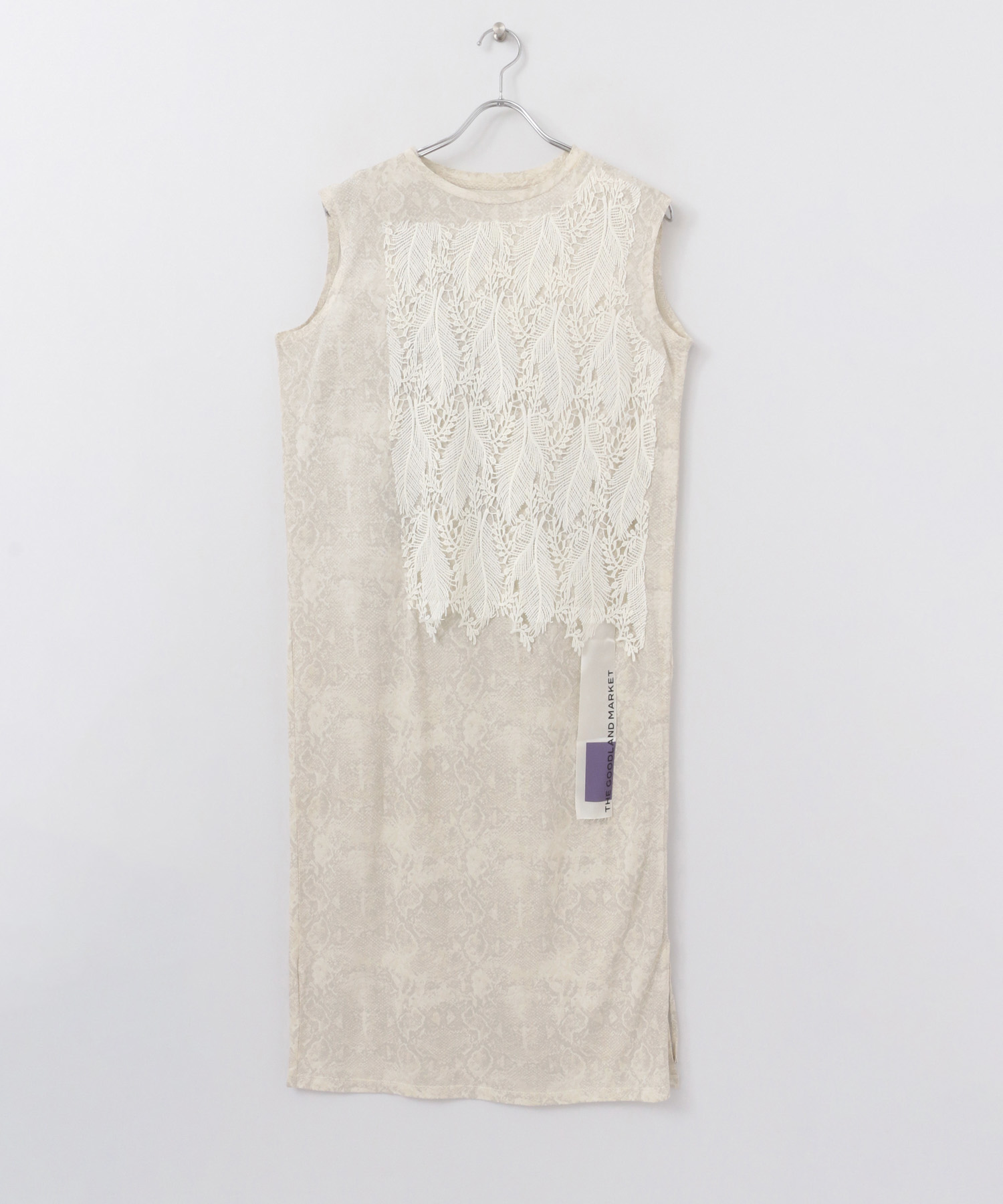 ザ グッドランド マーケット　LITA dress GREIGE FREE