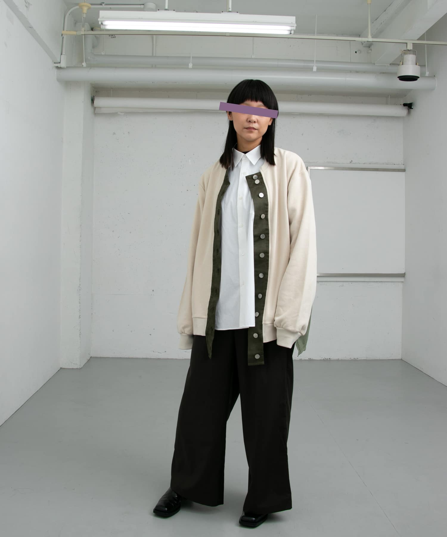 ザ グッドランド マーケット　Jassie-long sleeves sweat IVORY FREE