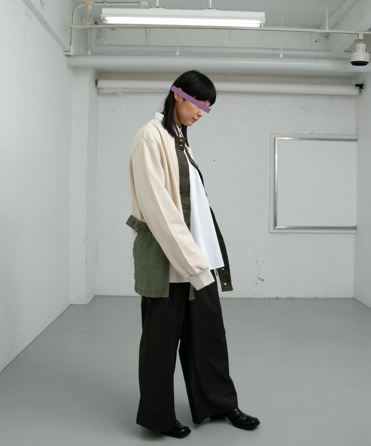 ザ グッドランド マーケット　Jassie-long sleeves sweat IVORY FREE