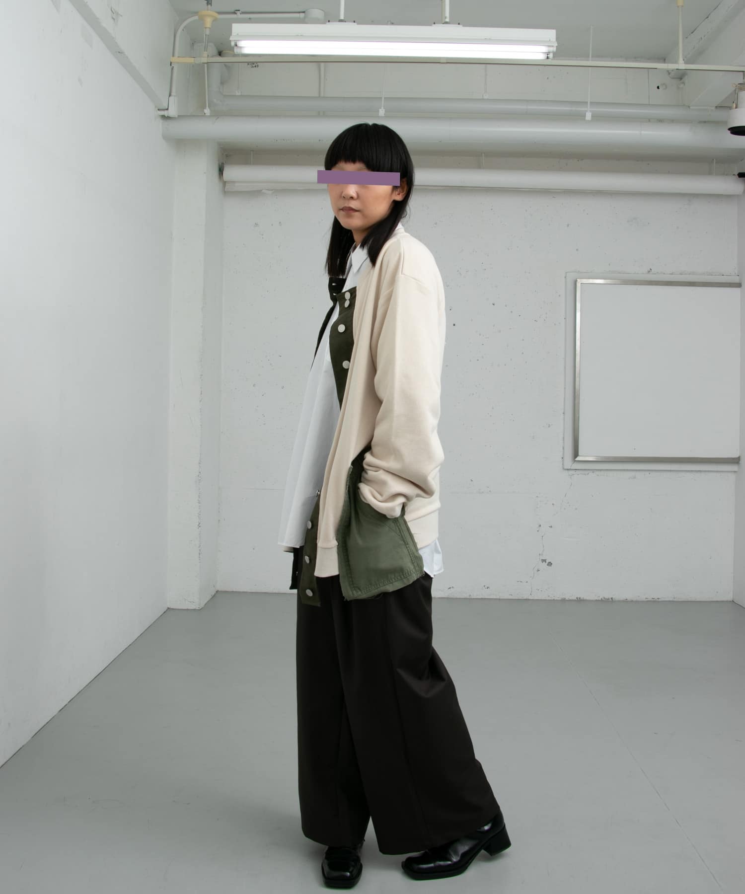 ザ グッドランド マーケット　Jassie-long sleeves sweat IVORY FREE