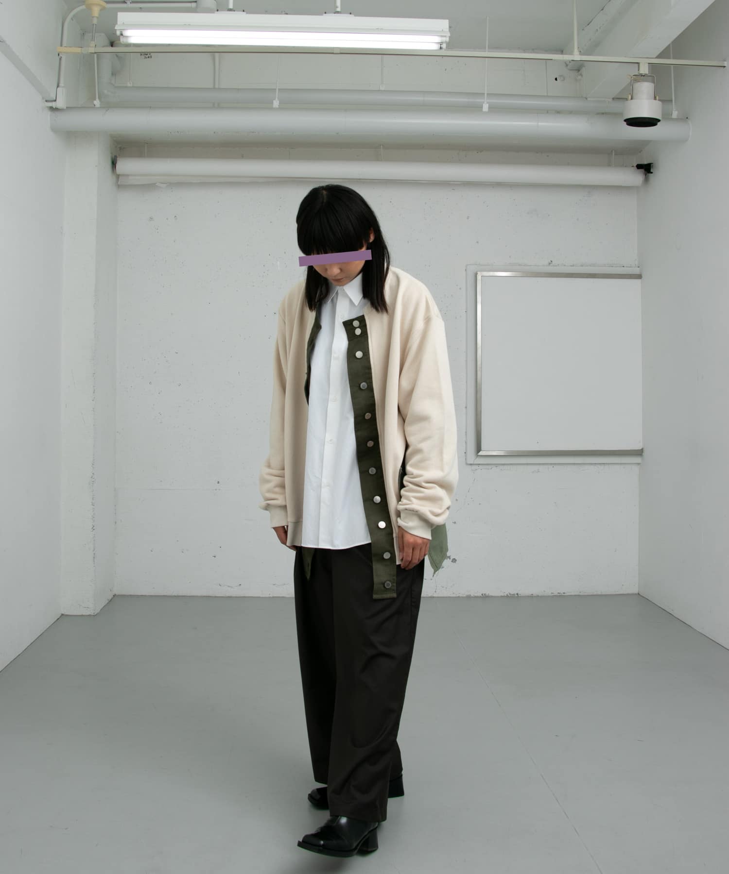 ザ グッドランド マーケット　Jassie-long sleeves sweat IVORY FREE