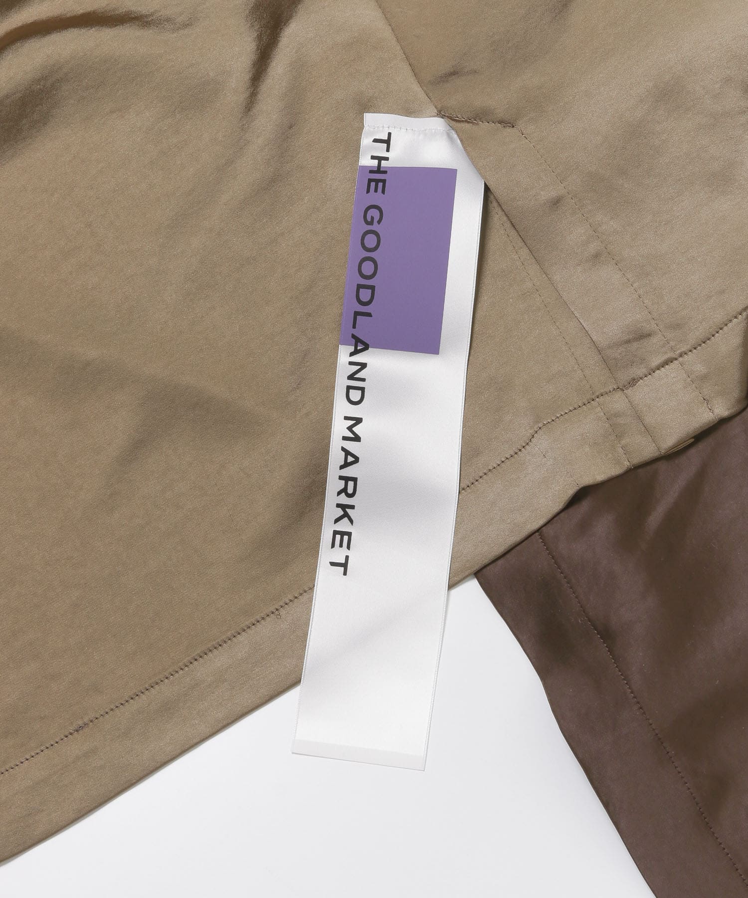 ザ グッドランド マーケット　Kris-multiway satin vest BROWN FREE
