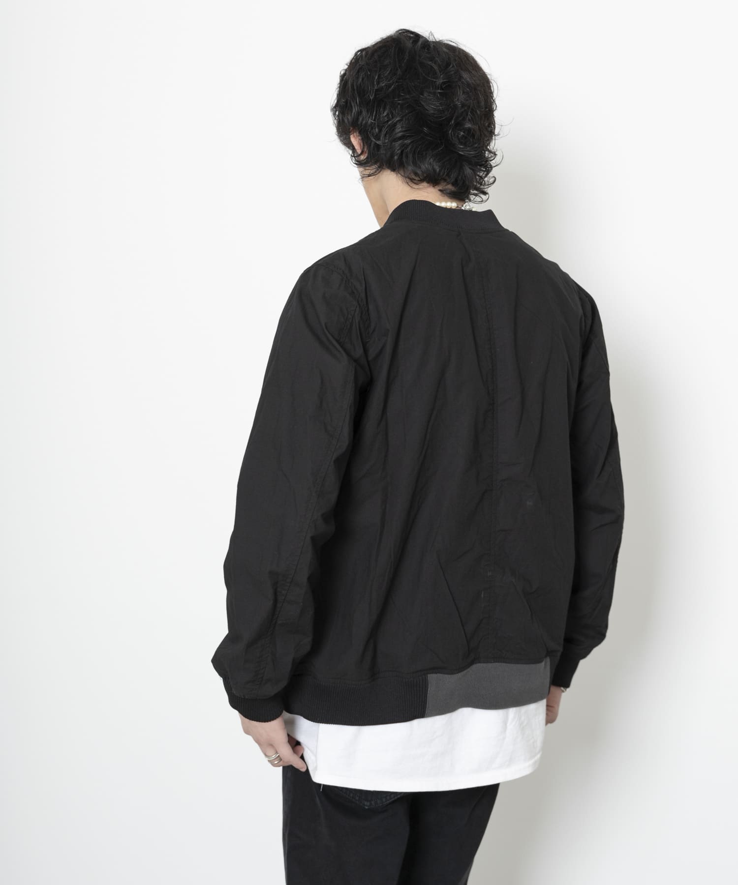 ザ グッドランド マーケット　Albie-MA1 jacket BLACK FREE