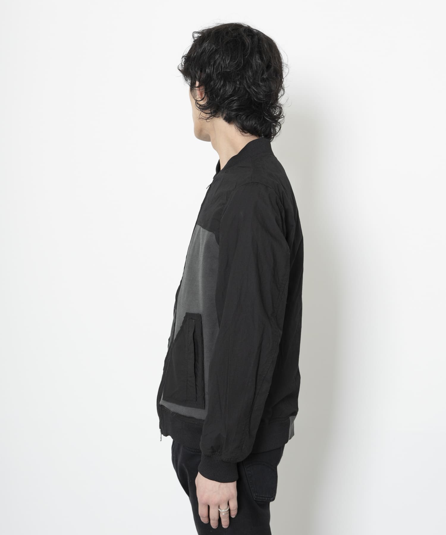 ザ グッドランド マーケット　Albie-MA1 jacket BLACK FREE