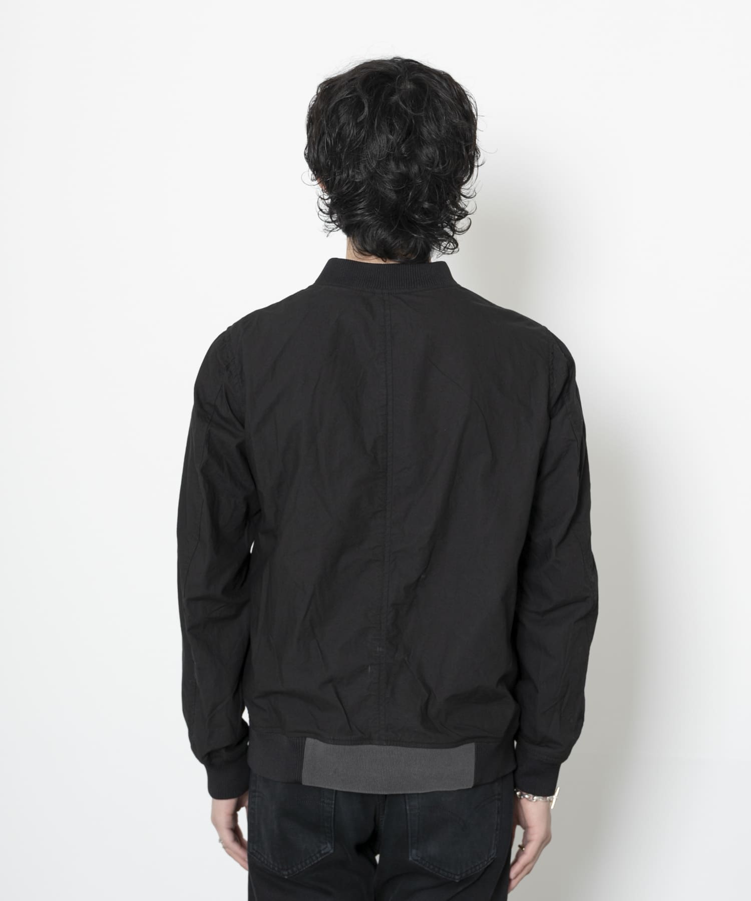 ザ グッドランド マーケット　Albie-MA1 jacket BLACK FREE