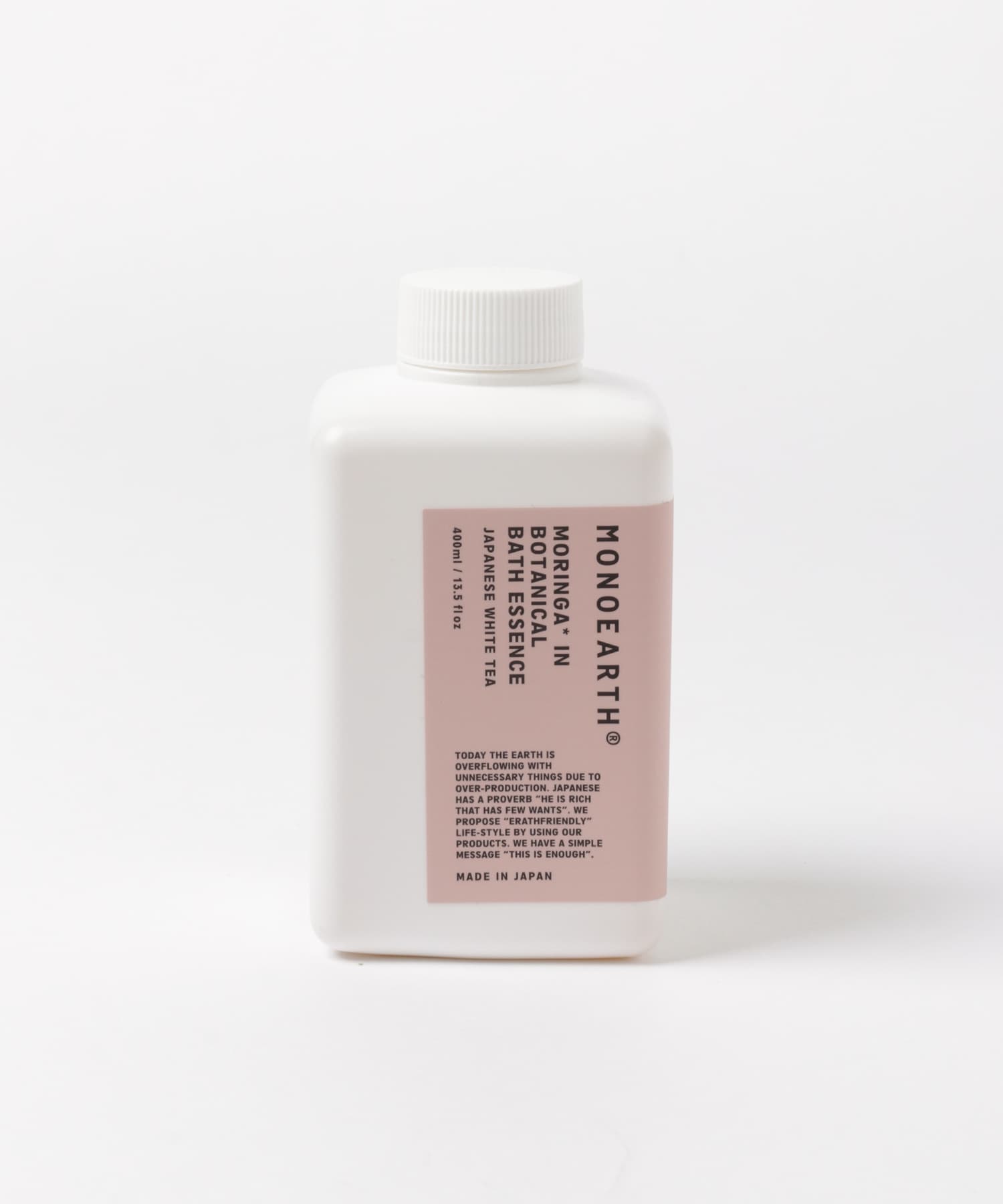 MONOEARTH　BATH ESSENCE 400ml White Tea FREE