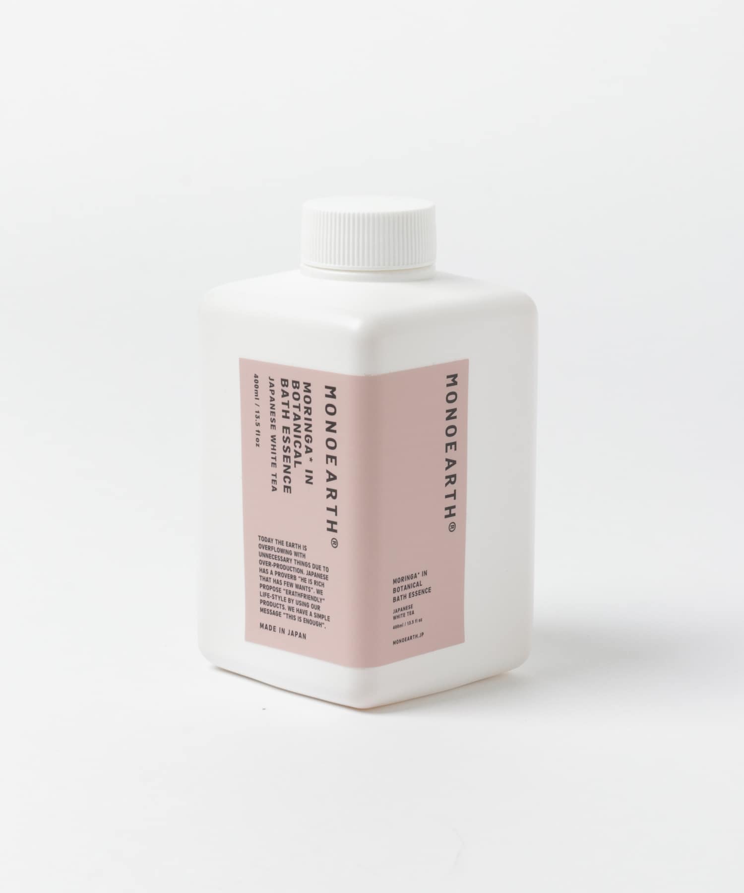MONOEARTH　BATH ESSENCE 400ml White Tea FREE