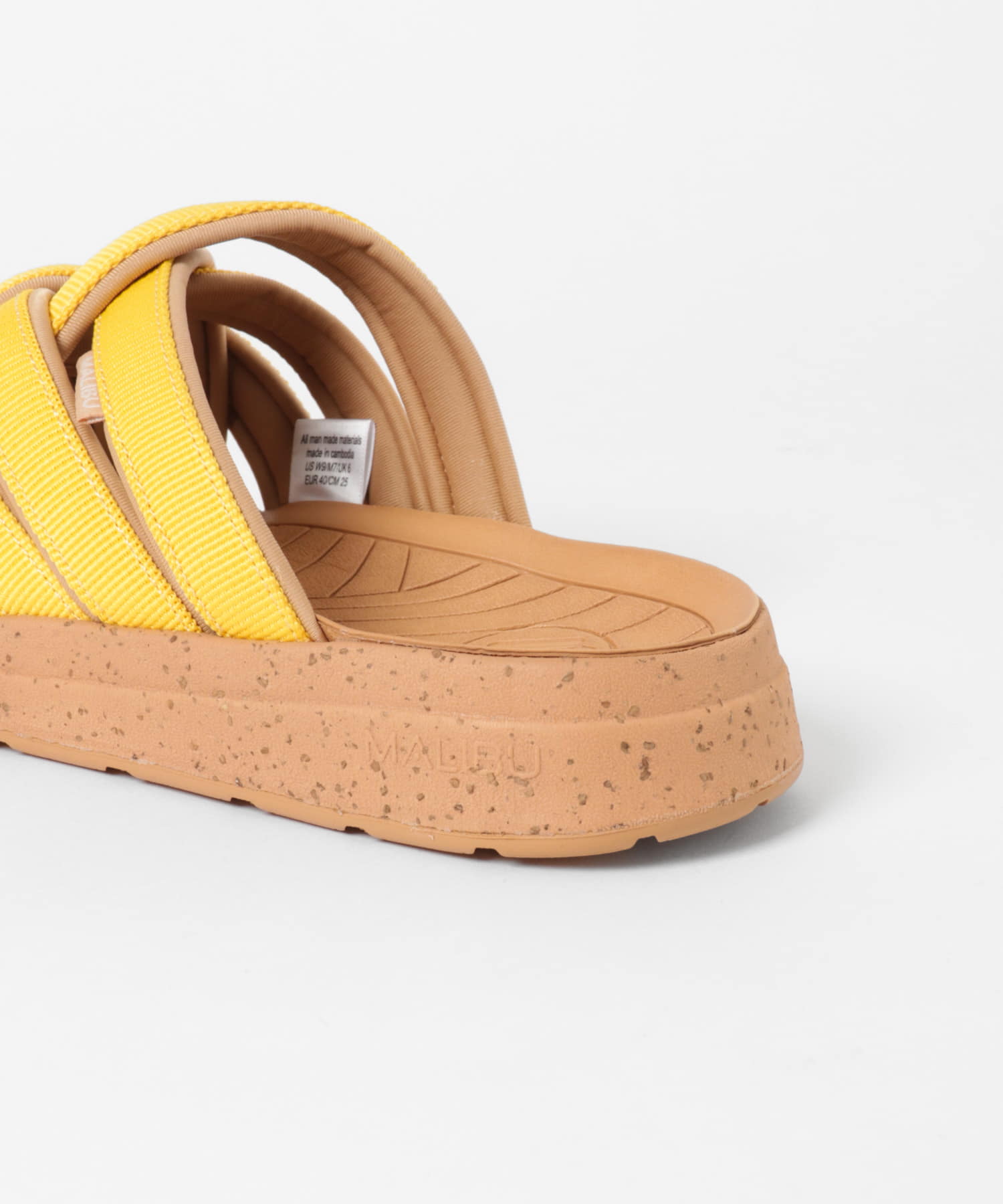 malibu sandals　ZUMA LX RECYCLED YELLOW 5