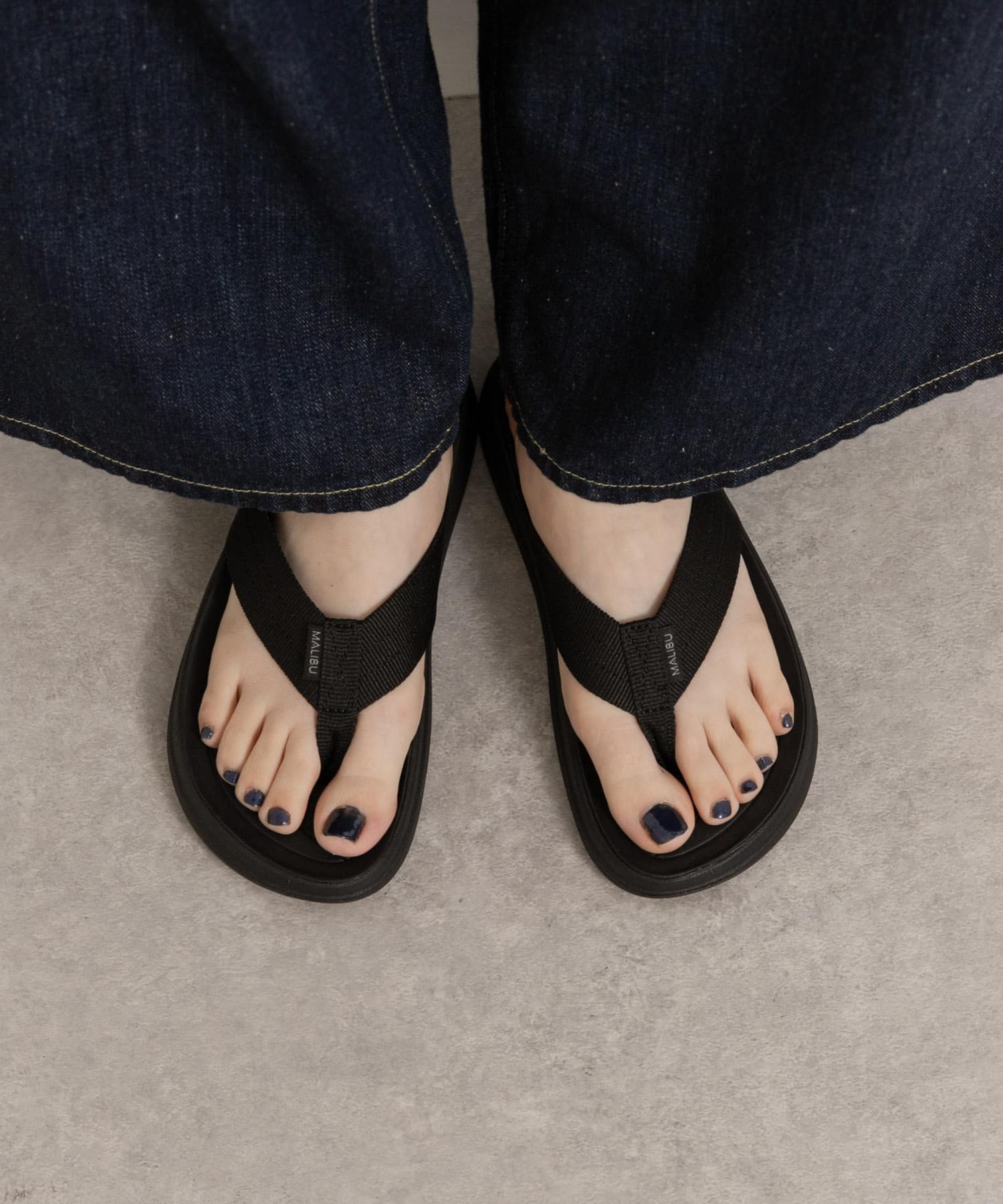 malibu sandals　SURFRIDER BLACK 5